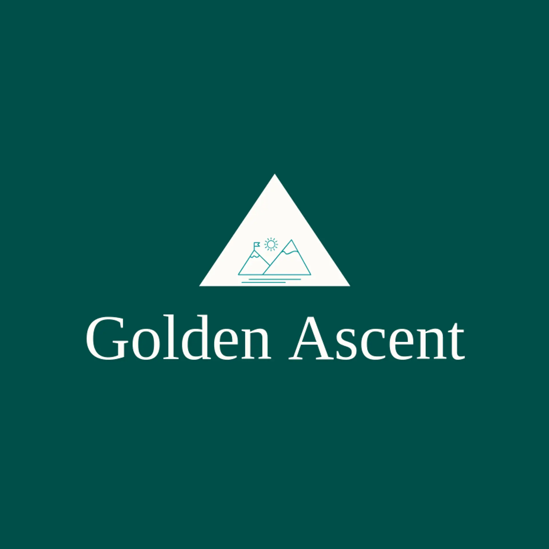 Golden Ascent logo for peak