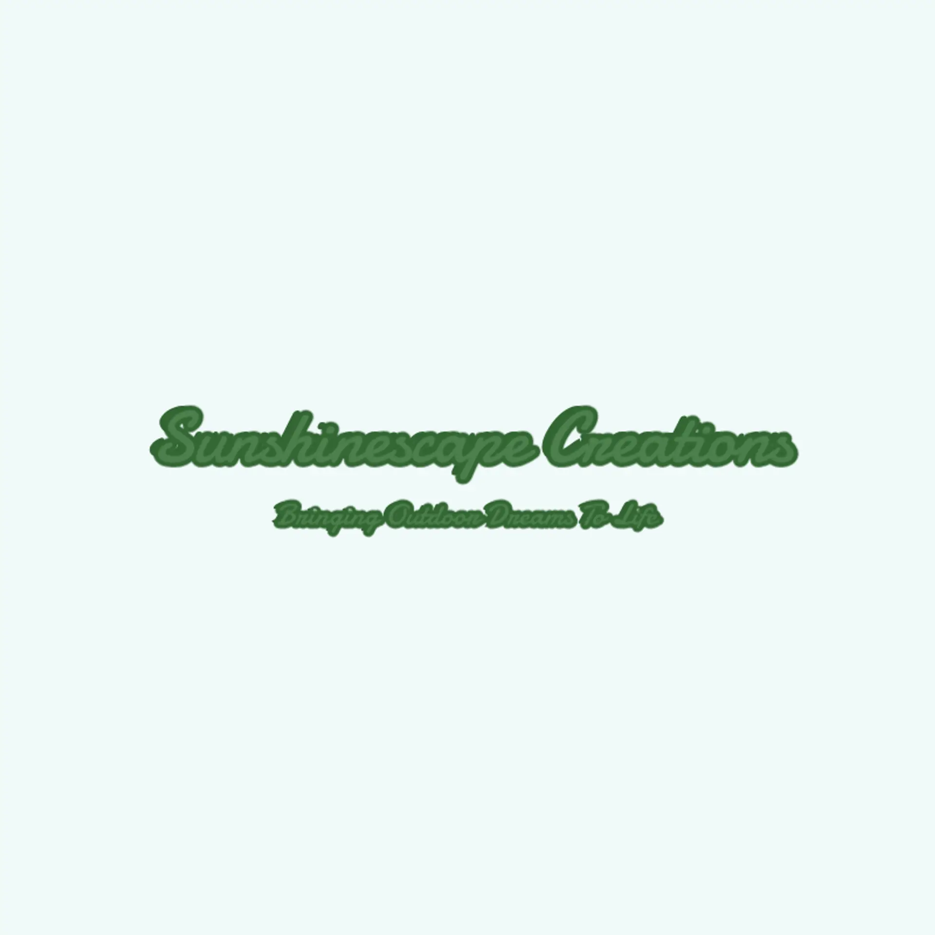 SunshineScape Creations logo for cool landscaping