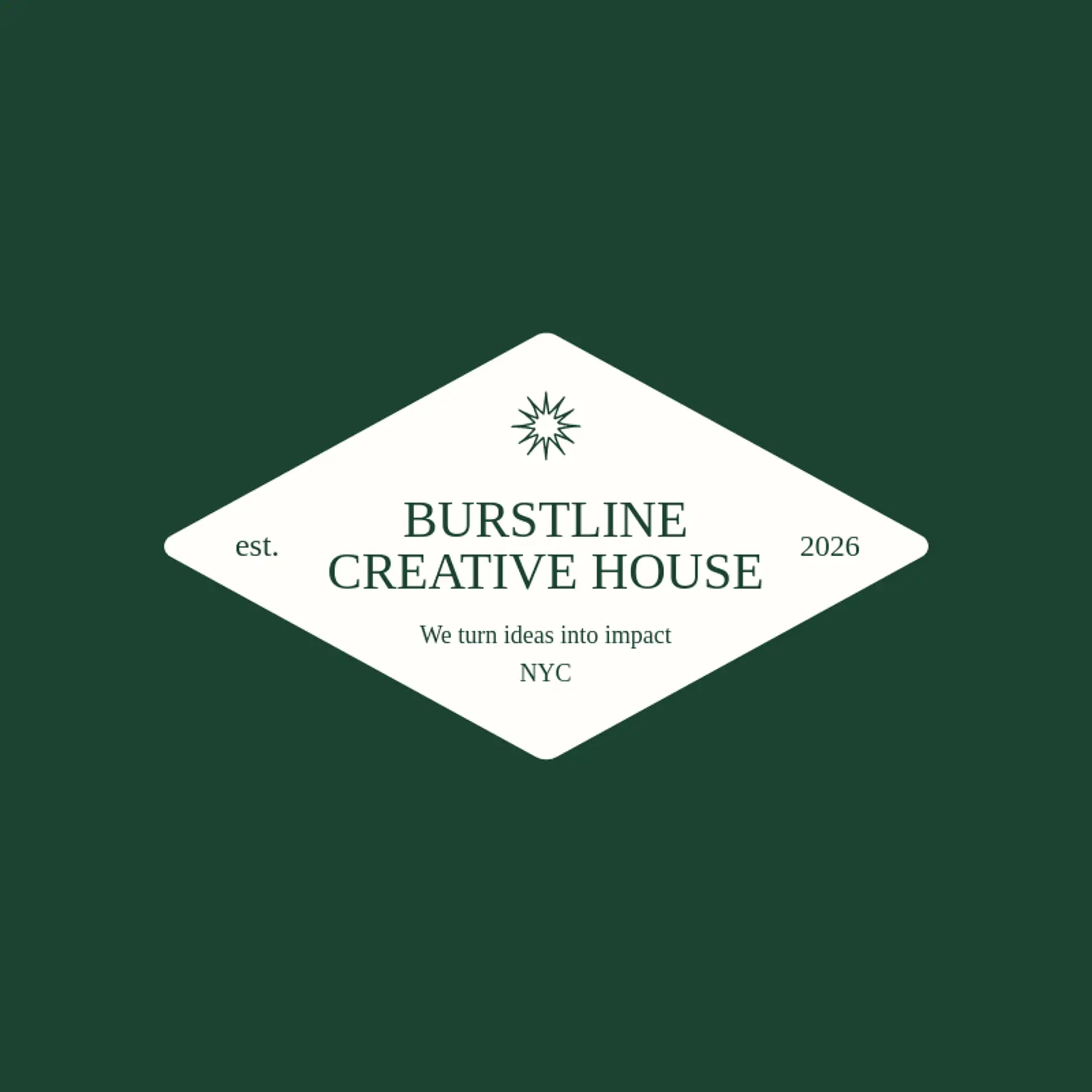Burstline Creative House logo for explosion