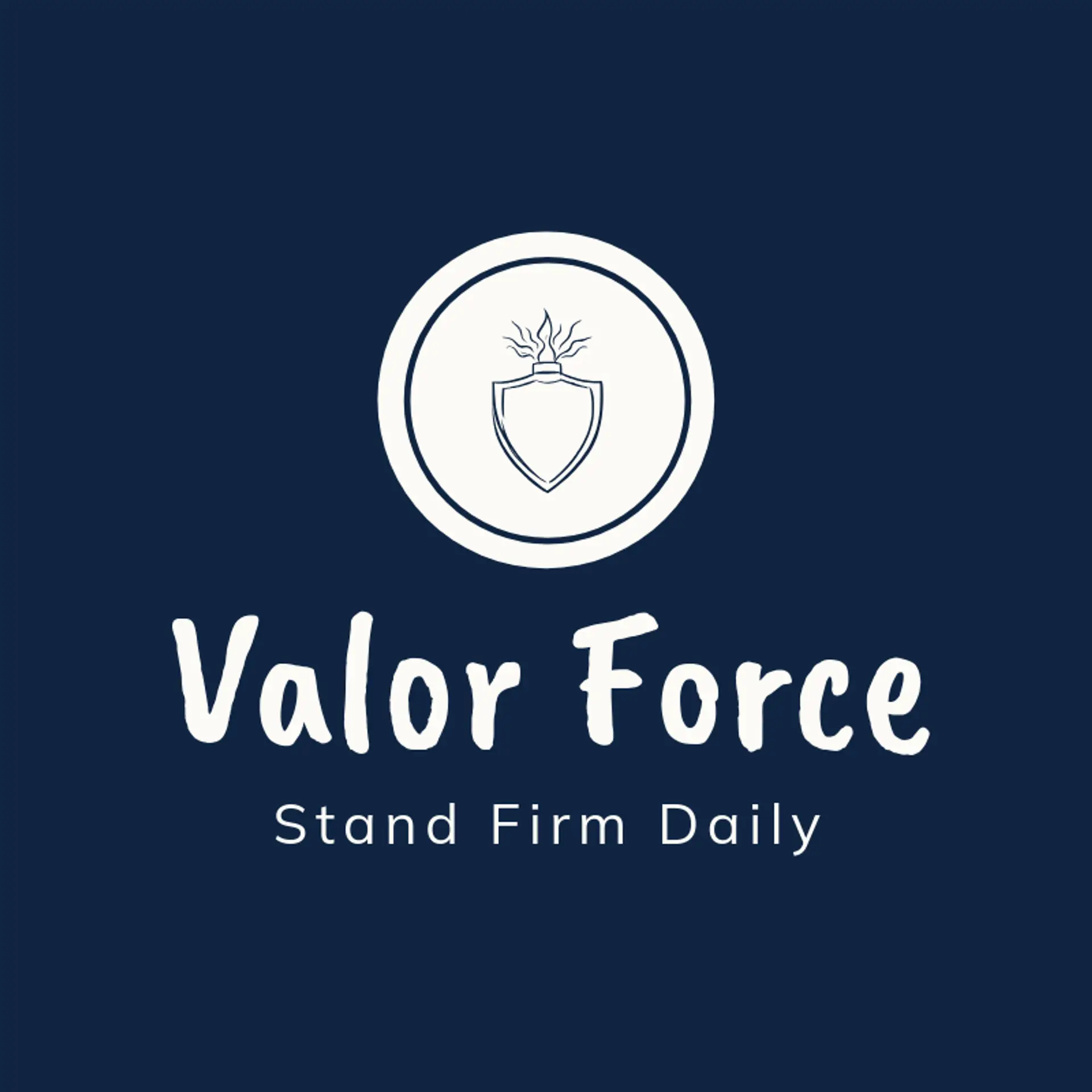 Valor Force logo for police