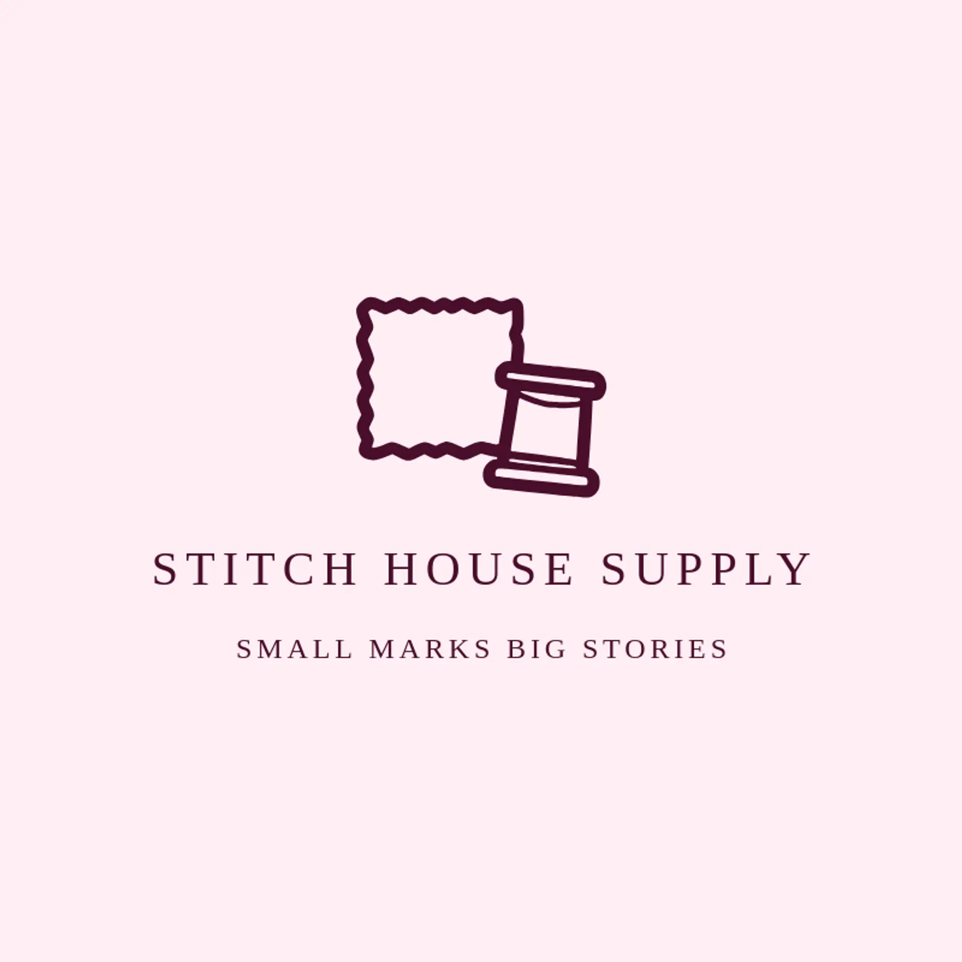Stitch House Supply logo for patch
