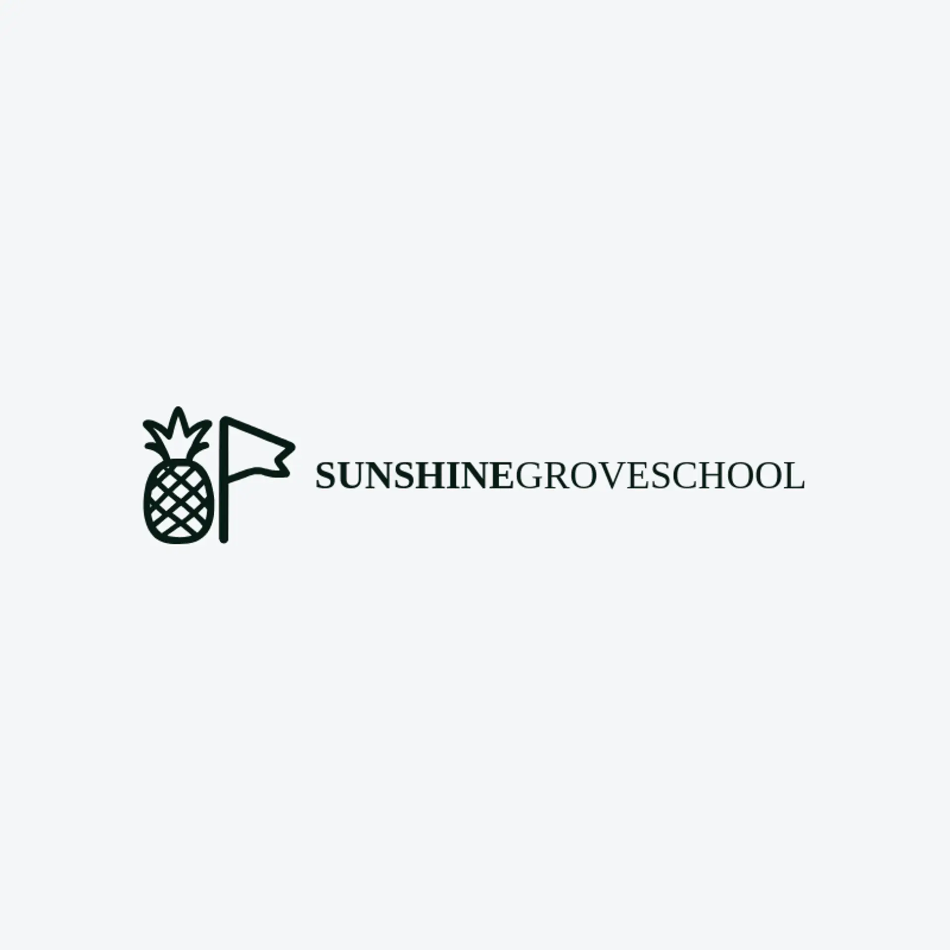 Sunshine Grove School logo for pineapple