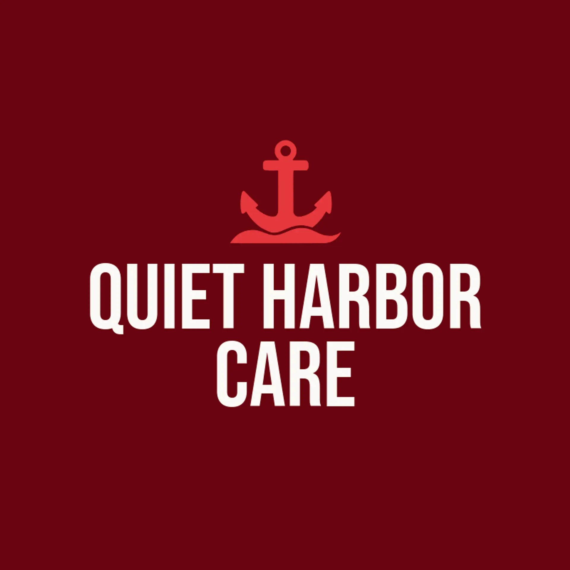 Quiet Harbor Care logo for care