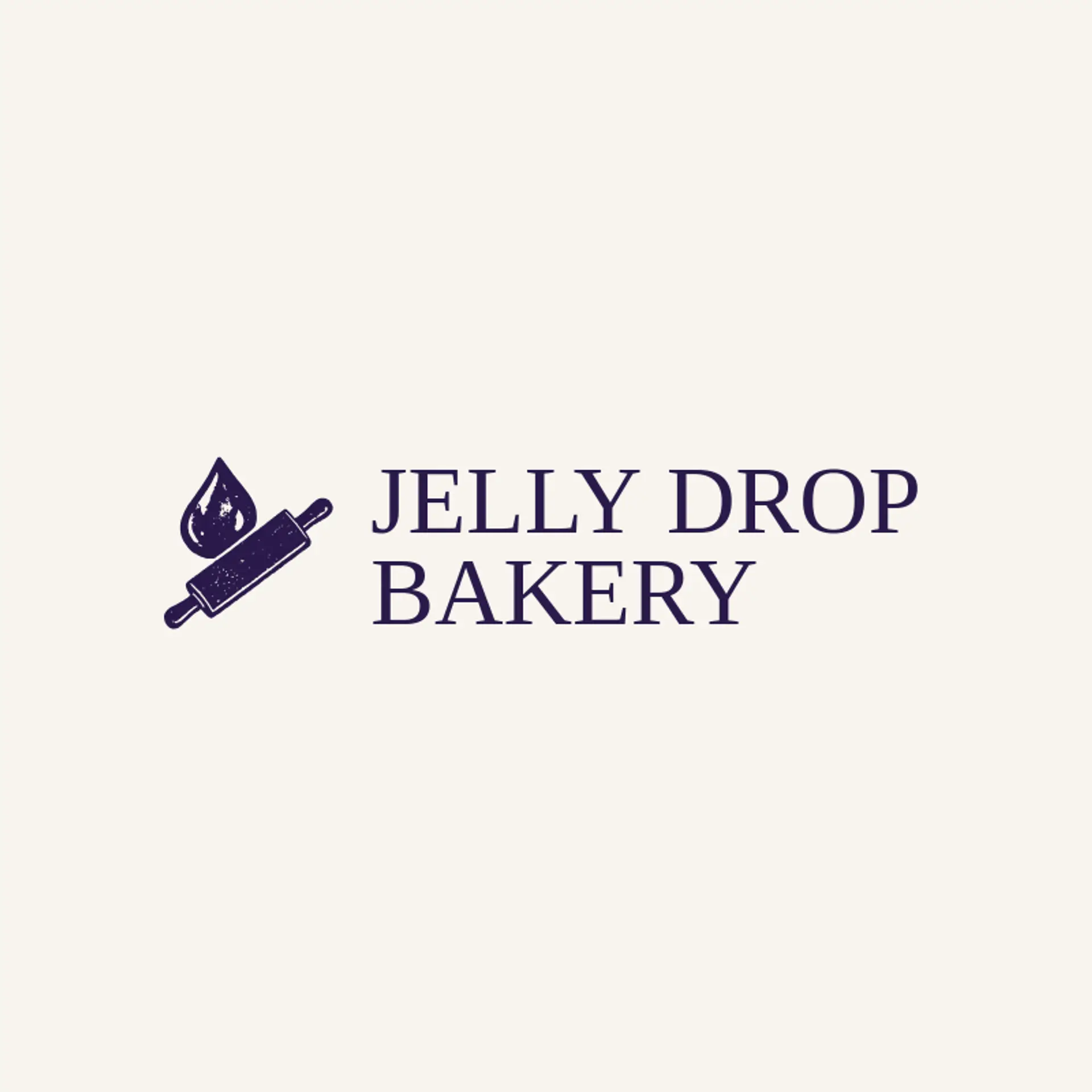Jelly Drop Bakery logo for jelly