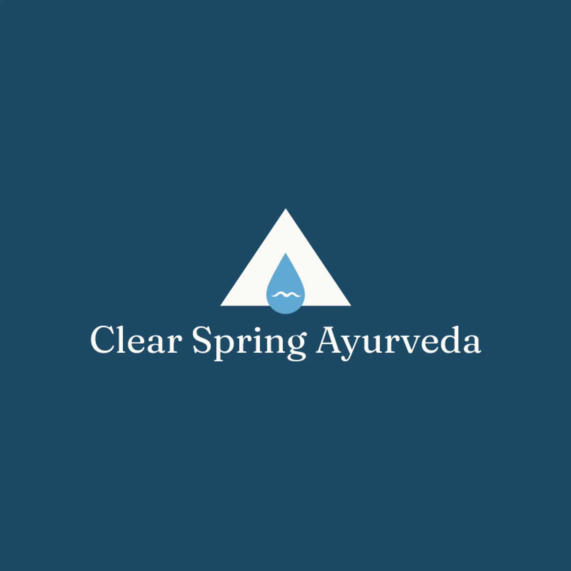 Clear Spring Ayurveda logo for ayurvedic