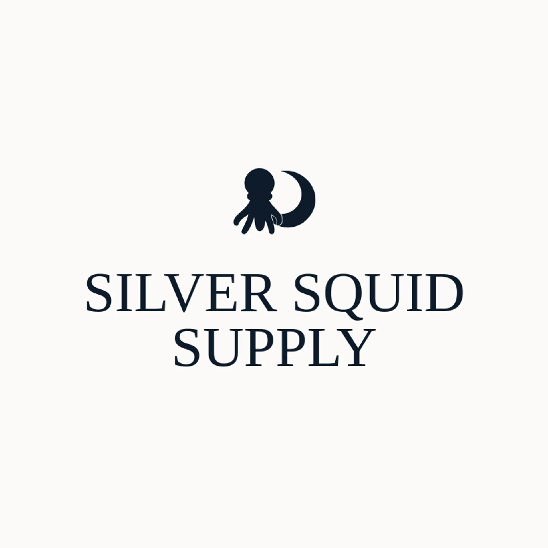 Silver Squid Supply logo for squid