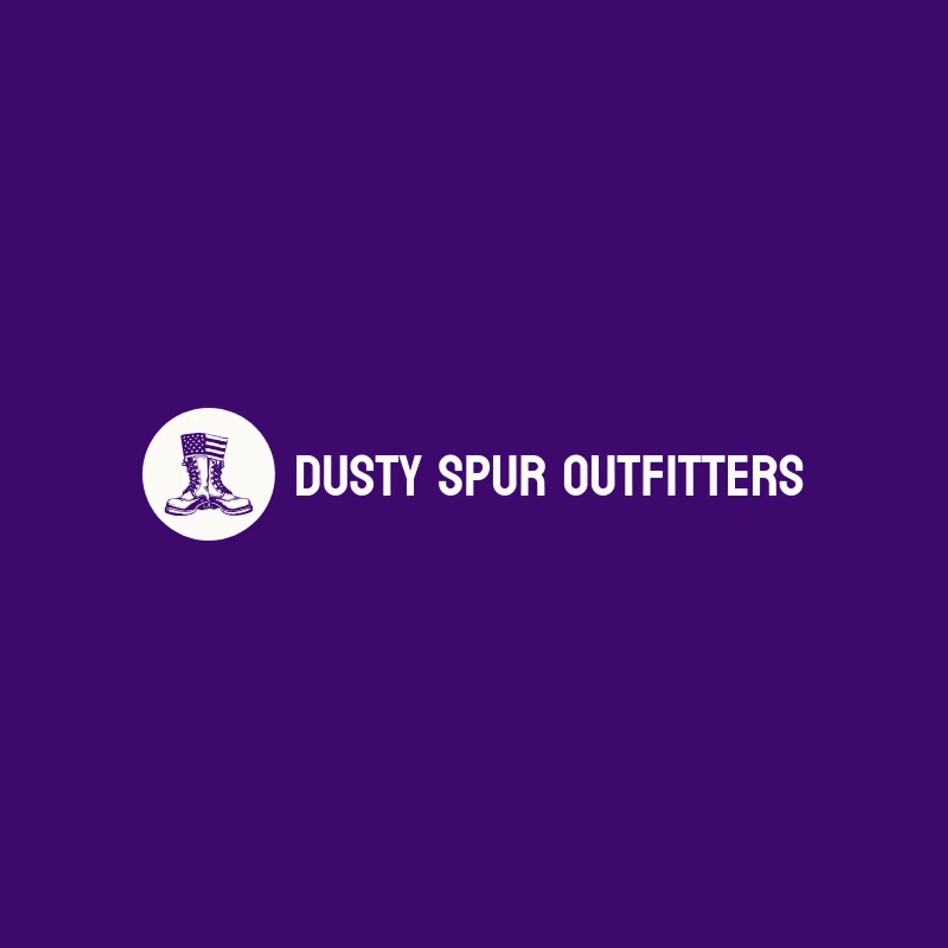 Dusty Spur Outfitters logo for boots