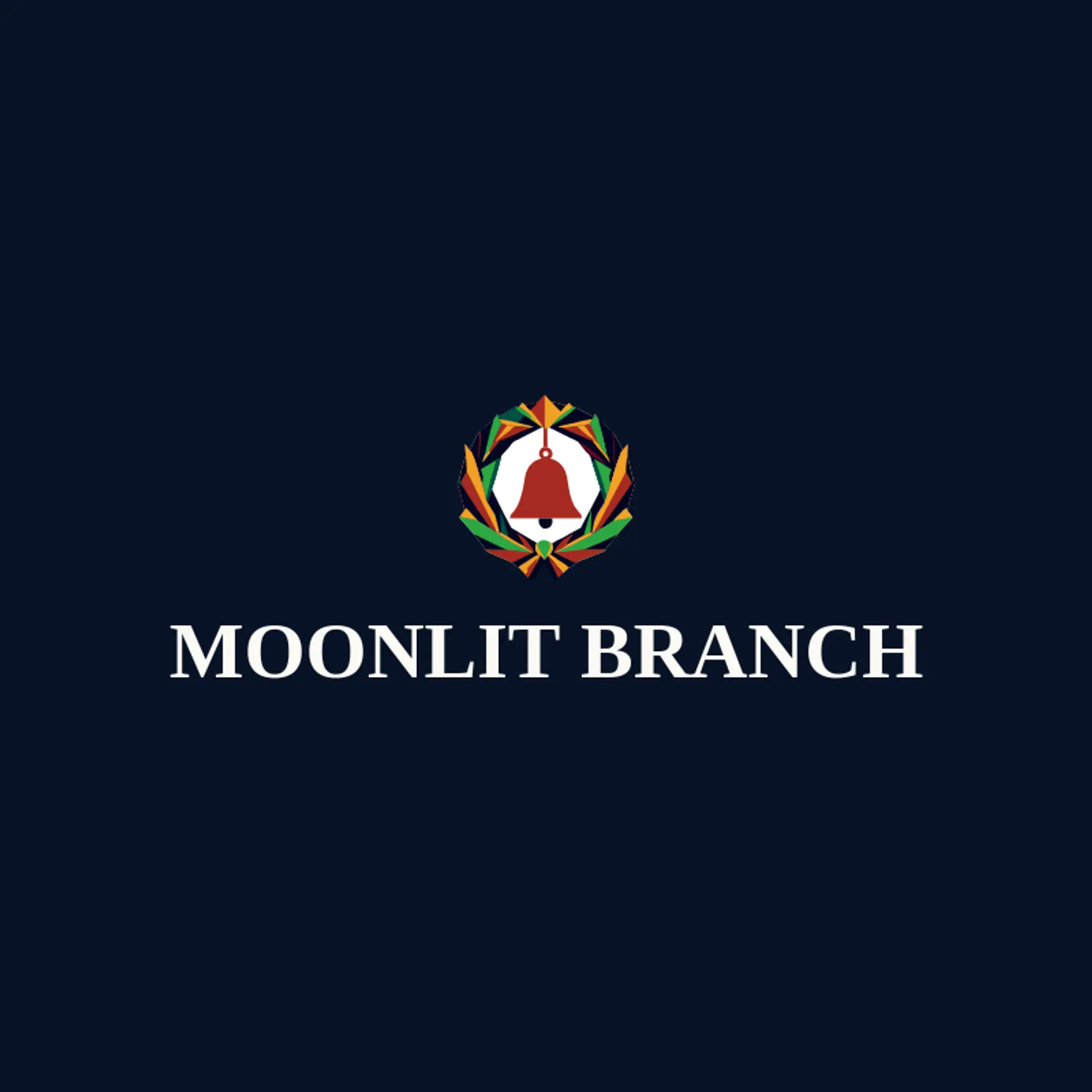 Moonlit Branch logo for wreath