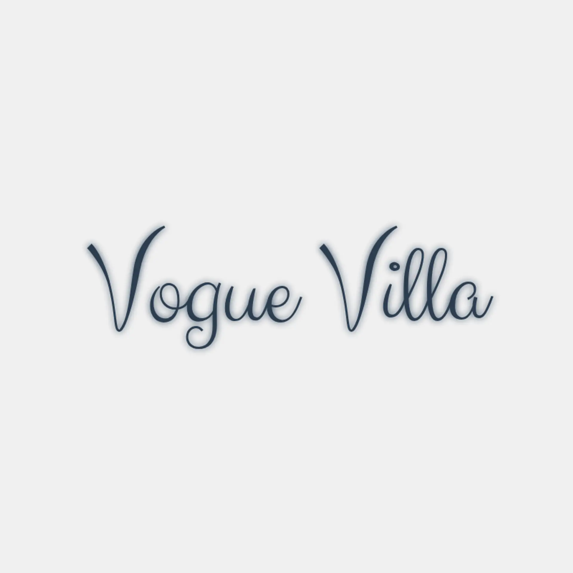 Vogue Villa logo for fashion studio