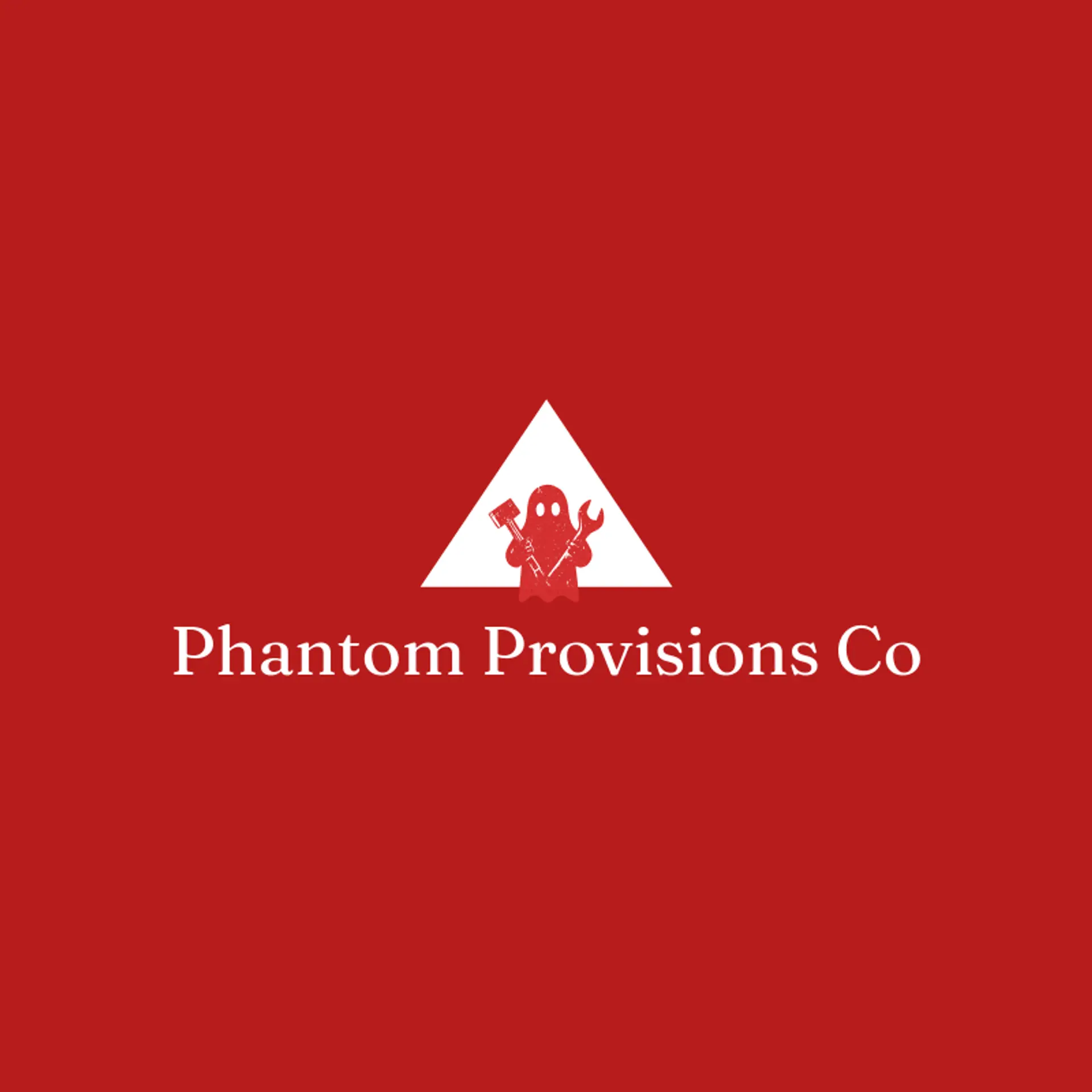 Phantom Provisions Co logo for ghost