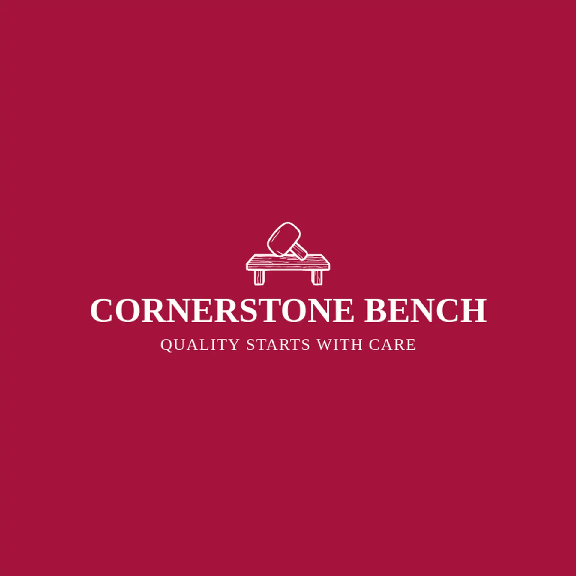 Cornerstone Bench logo for workshop