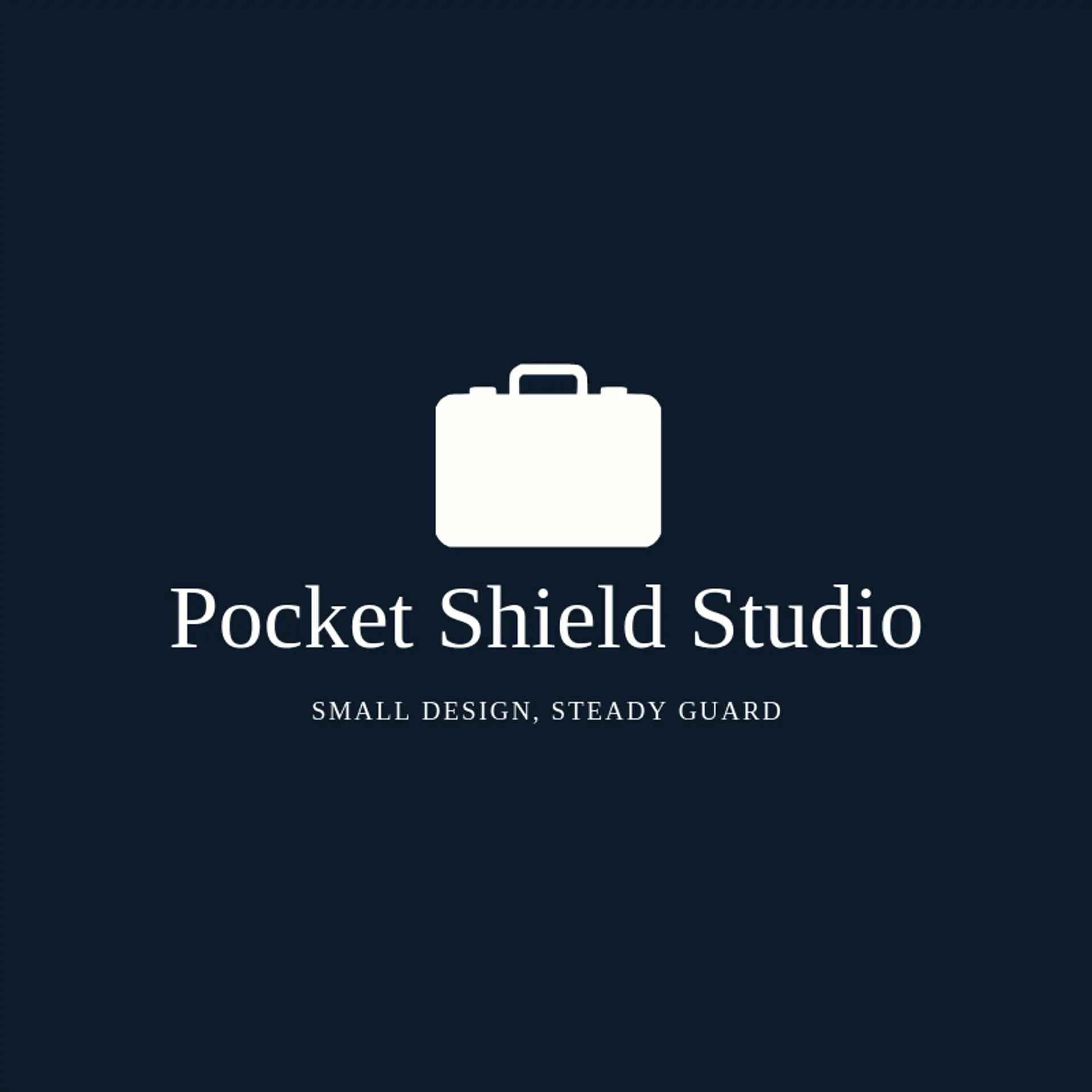 Pocket Shield Studio logo for case