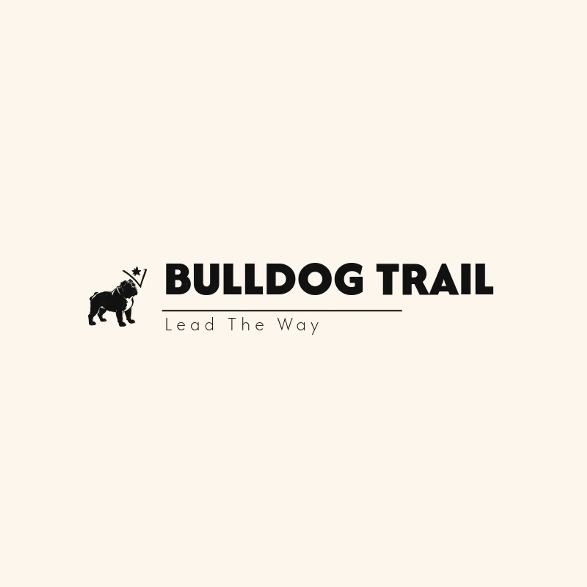 Bulldog Trail logo for bulldog