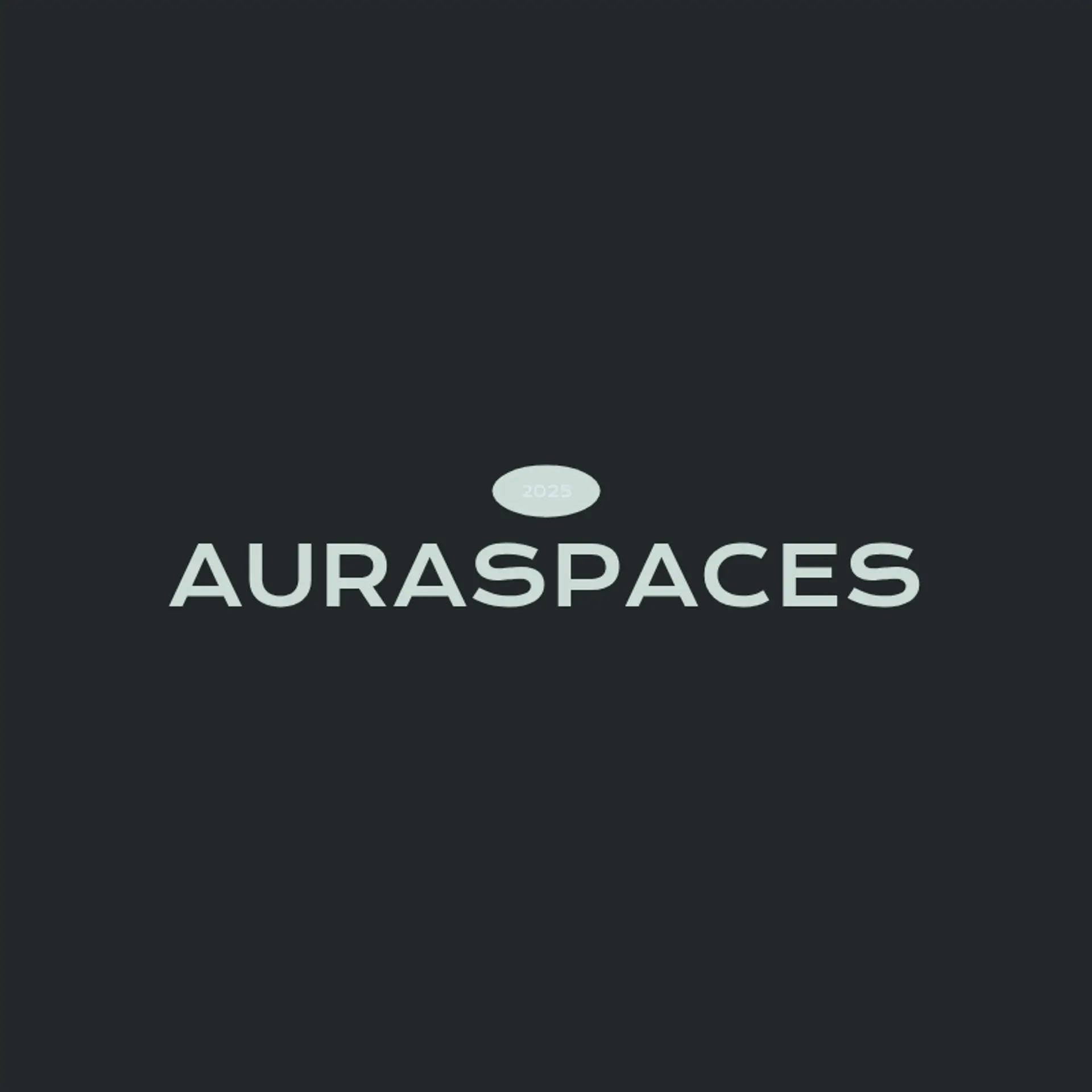AuraSpaces logo for interior design