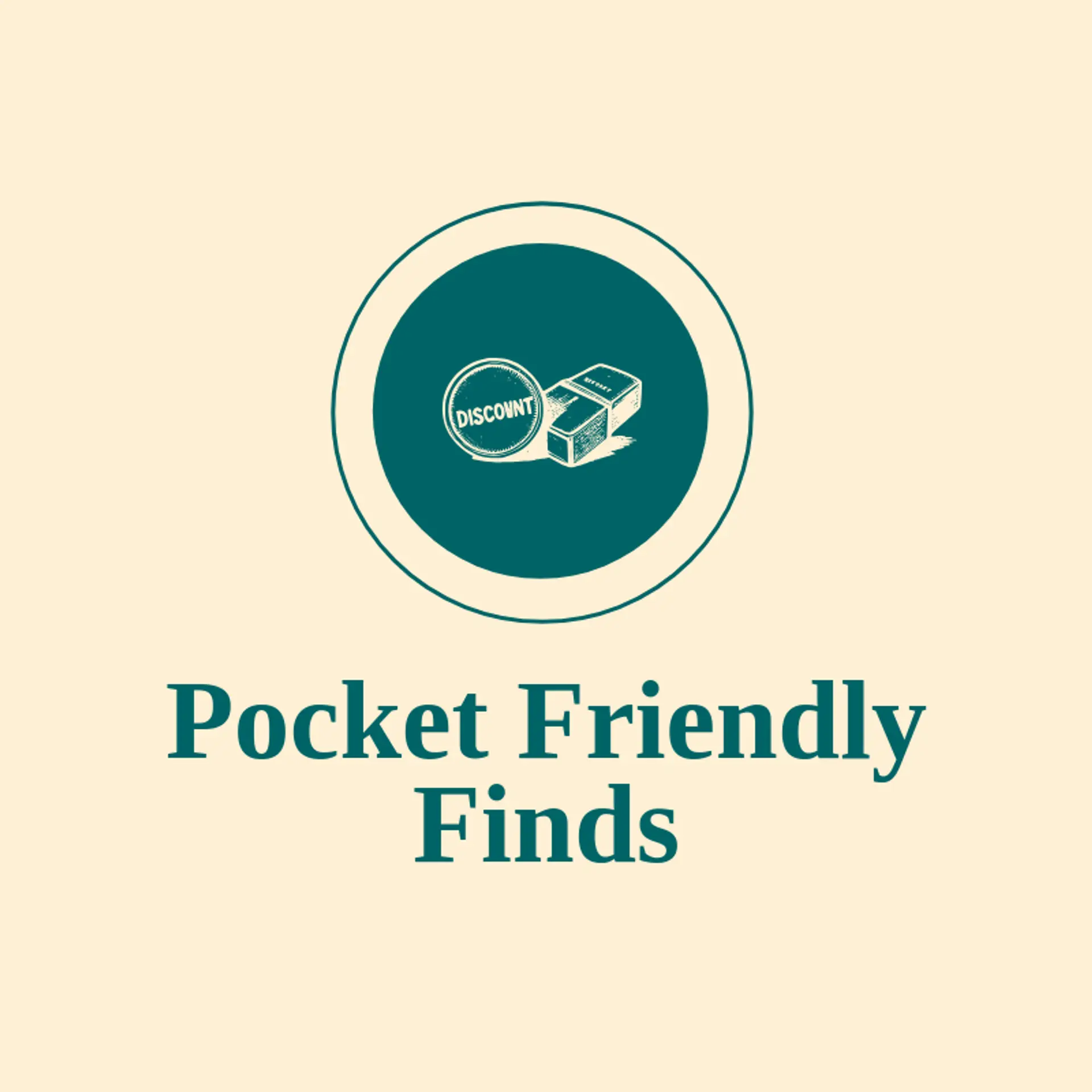 Pocket Friendly Finds logo for discount