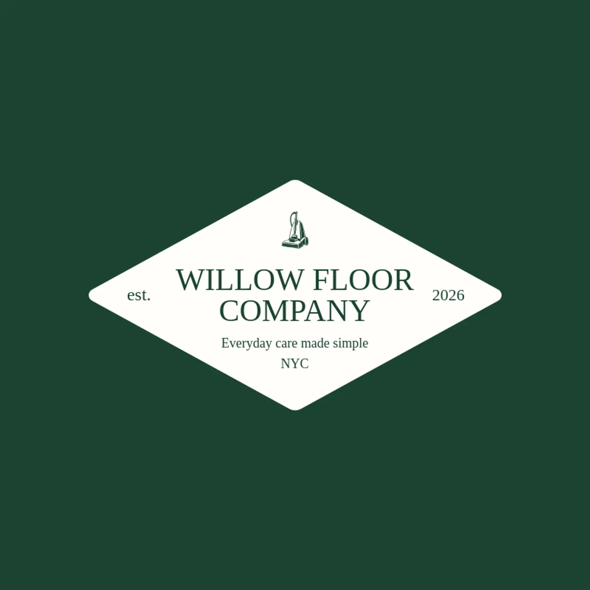 Willow Floor Company logo for hoover