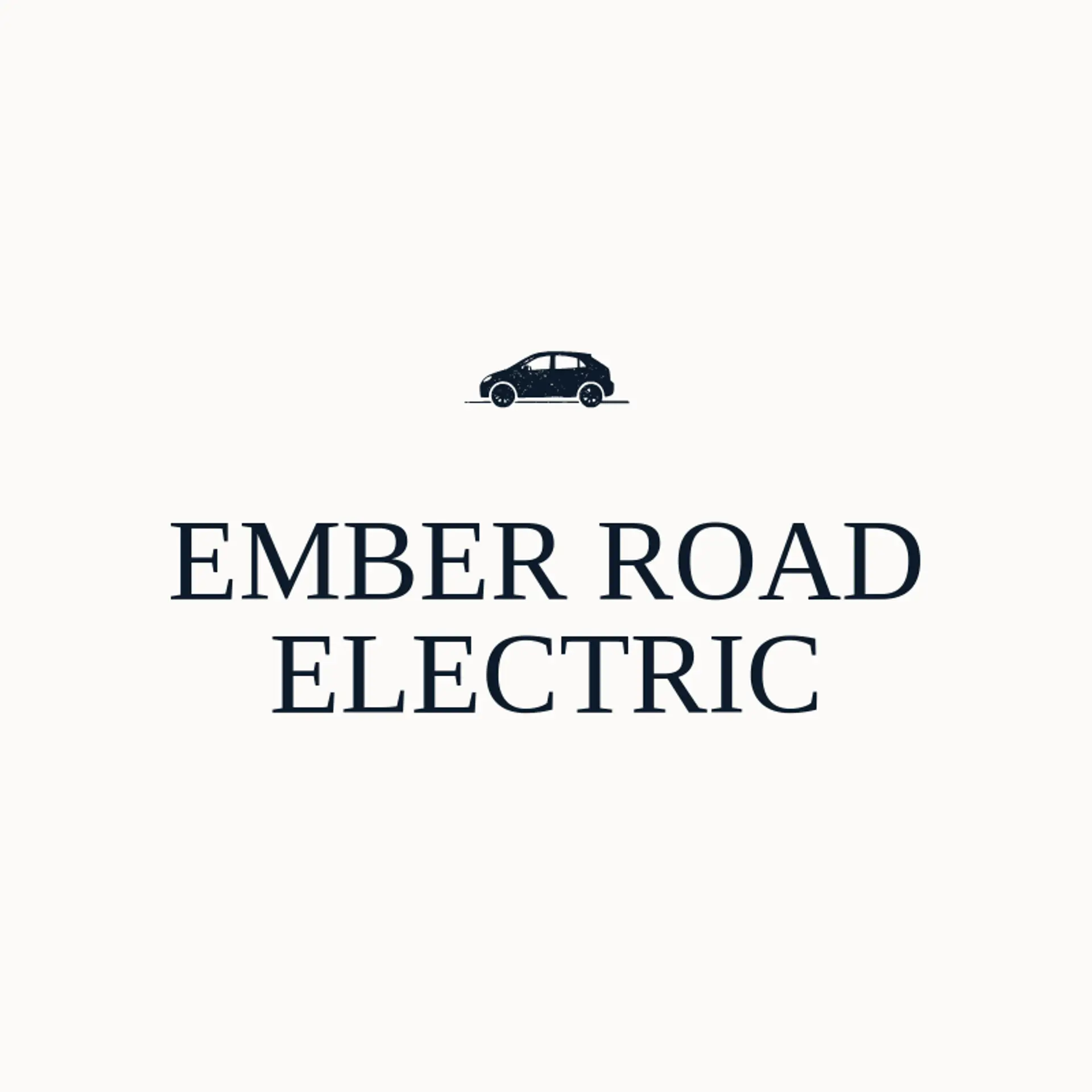 Ember Road Electric logo for electric car