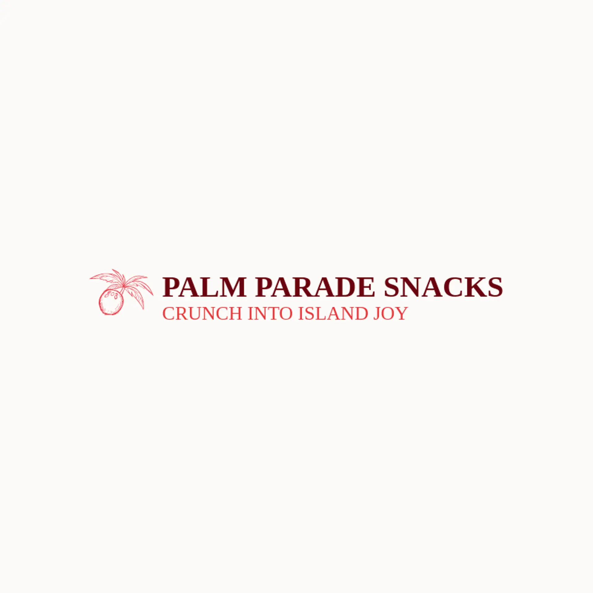 Palm Parade Snacks logo for coconut