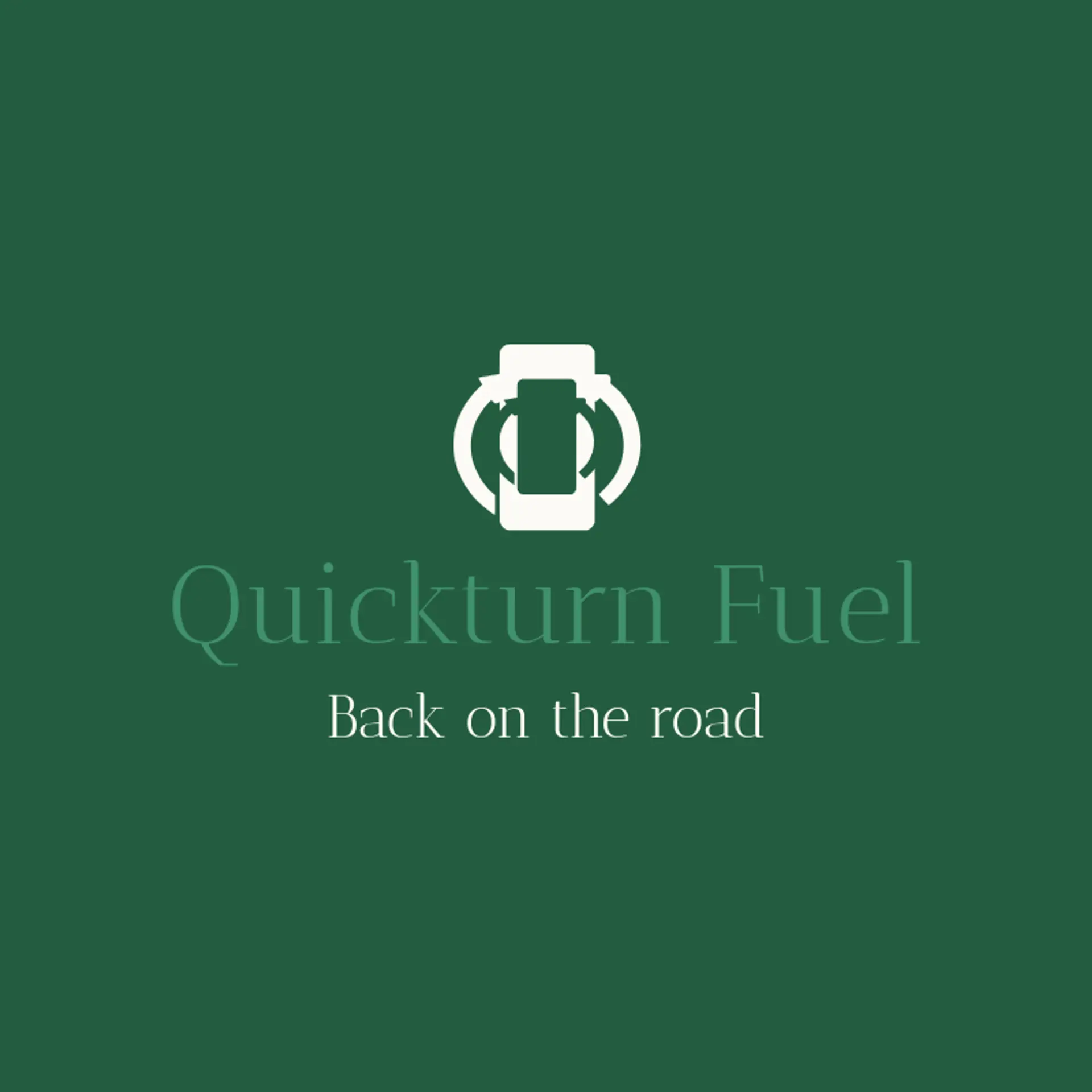 Quickturn Fuel logo for gas station