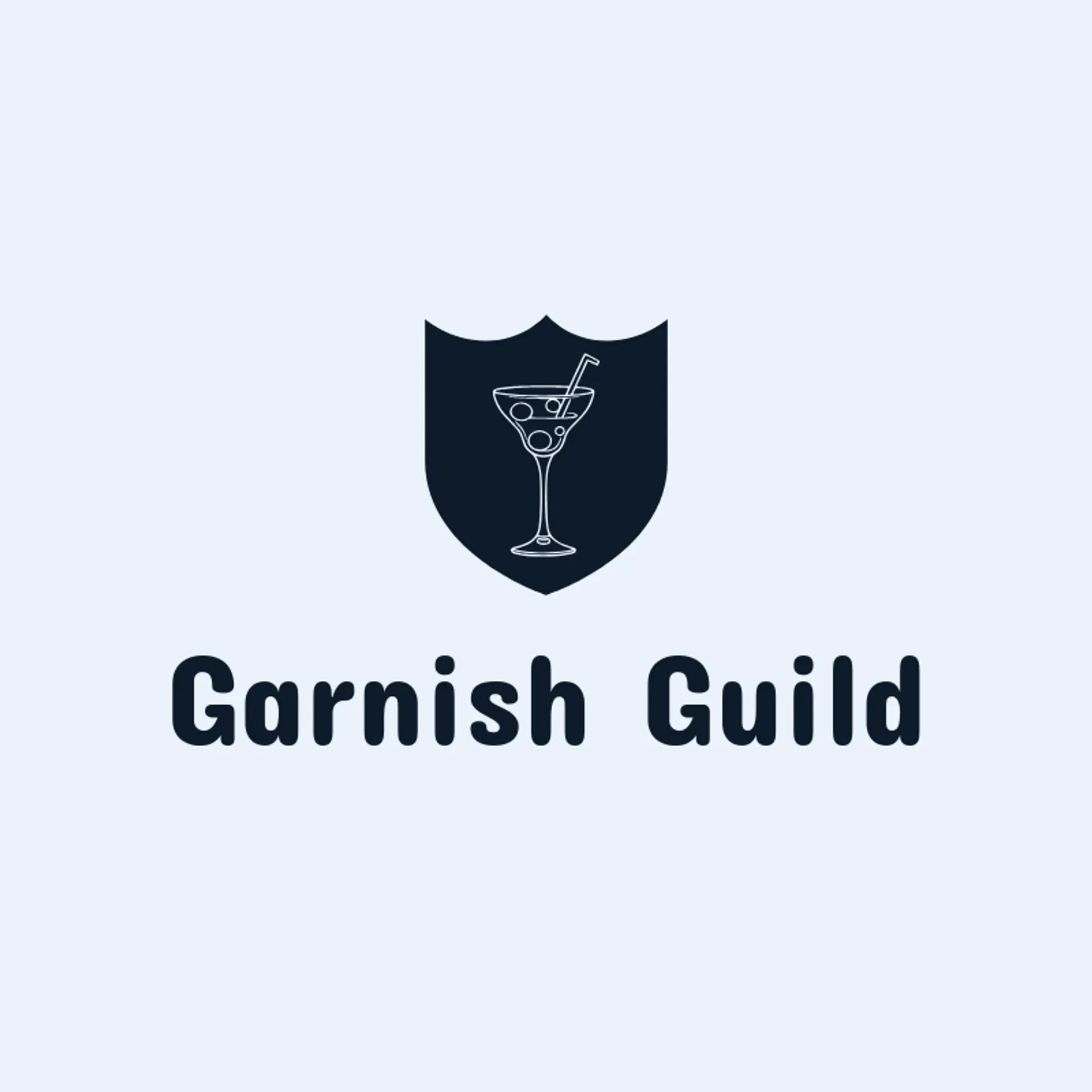 Garnish Guild logo for martini