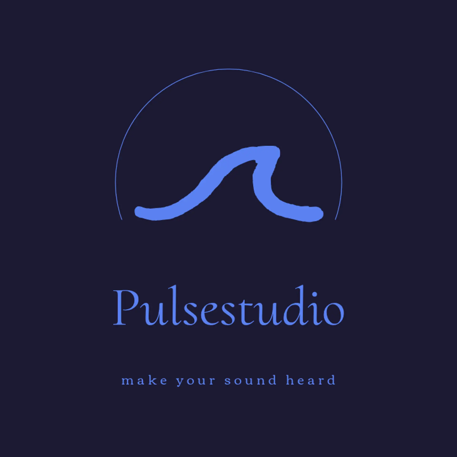 PulseWave Studios logo for music producer