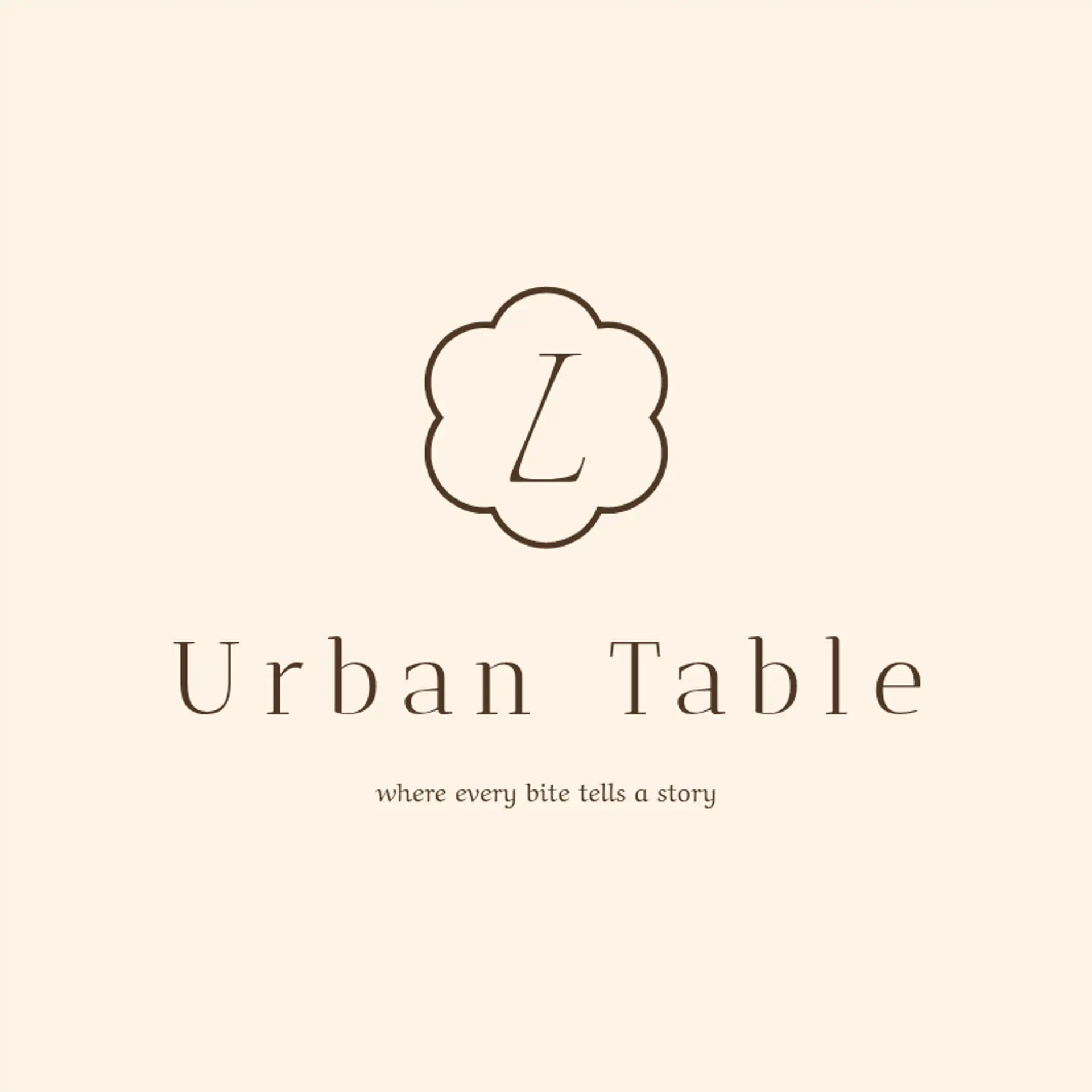 Fork & Flourish logo for restaurant
