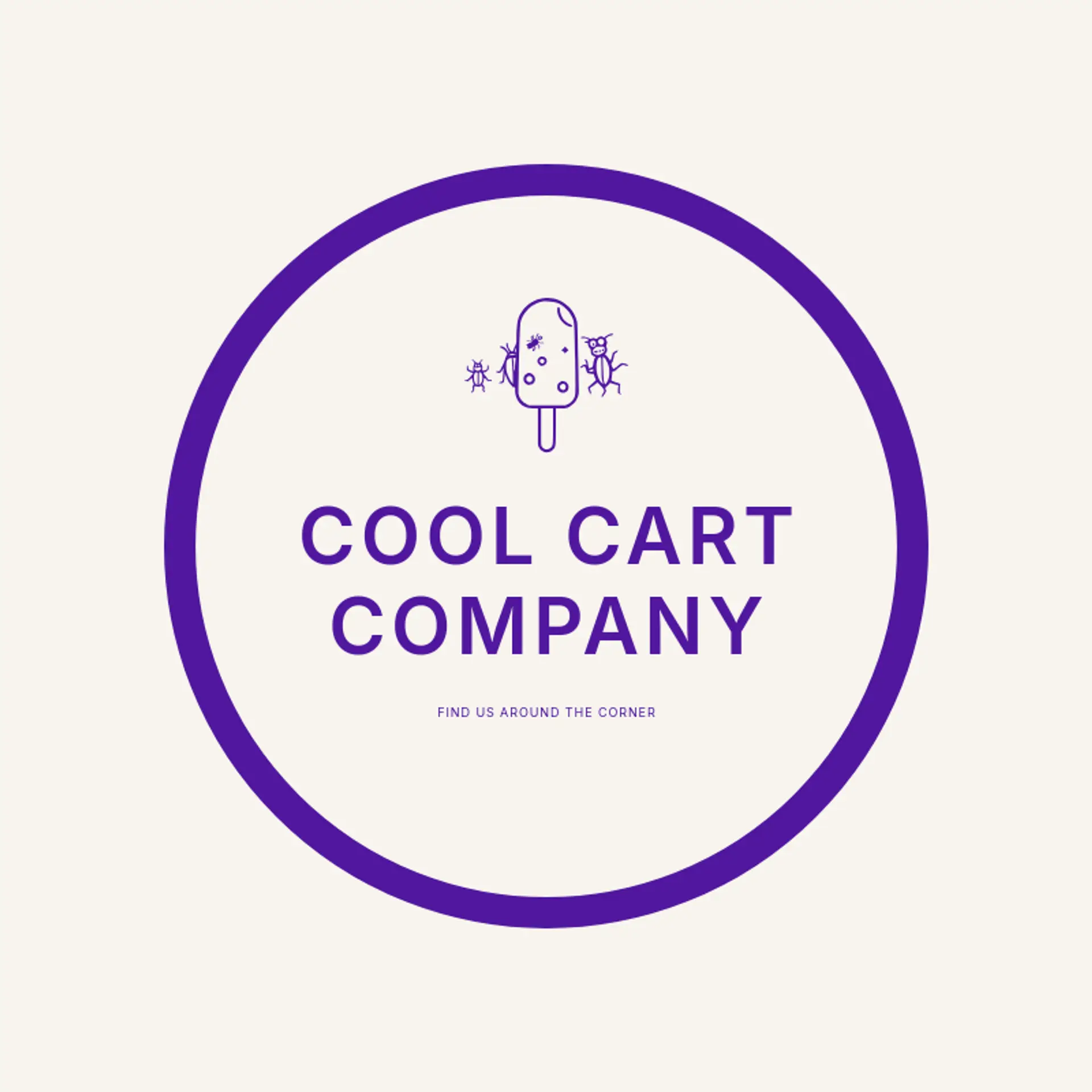 Cool Cart Company logo for popsicle