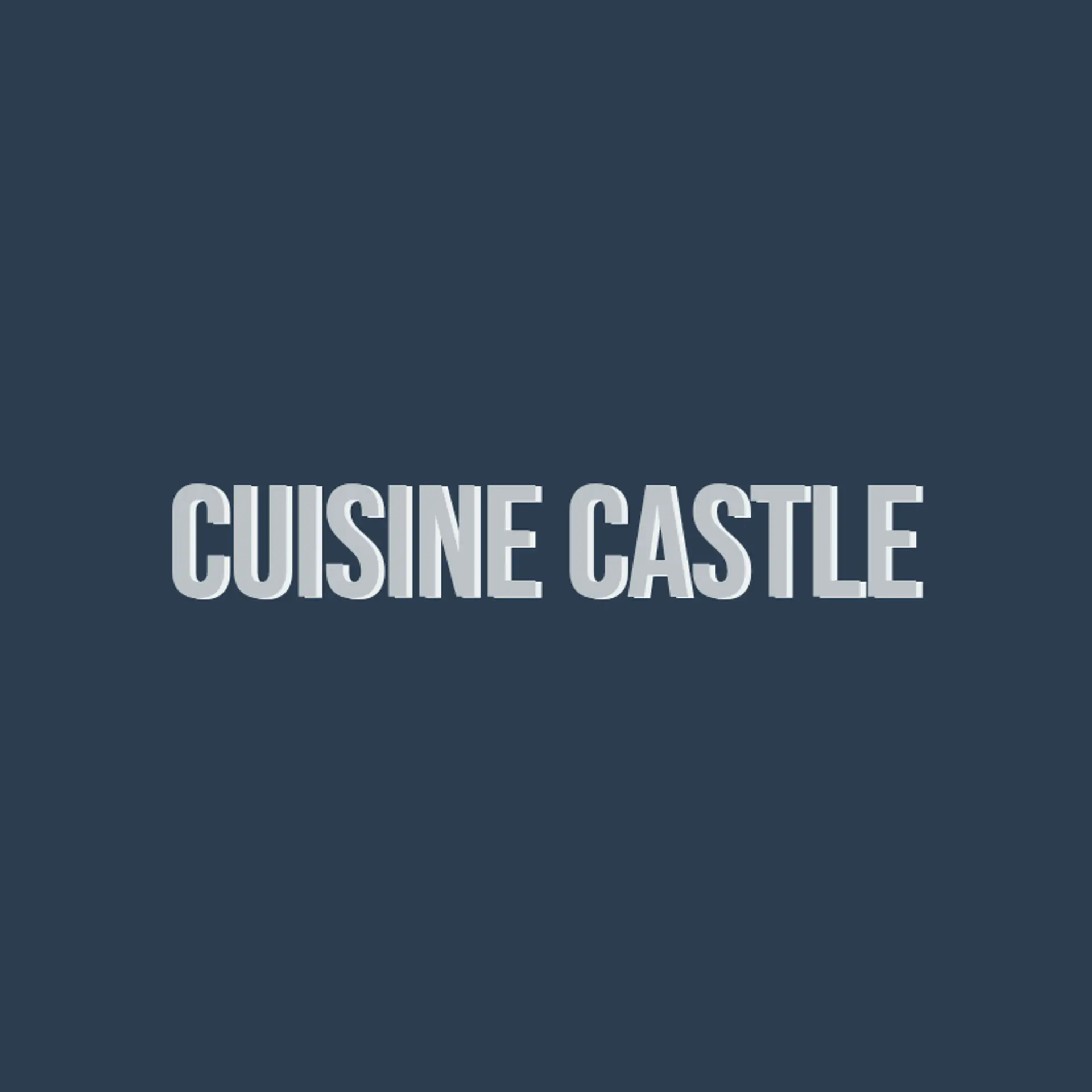 Cuisine Castle logo for creative restaurant