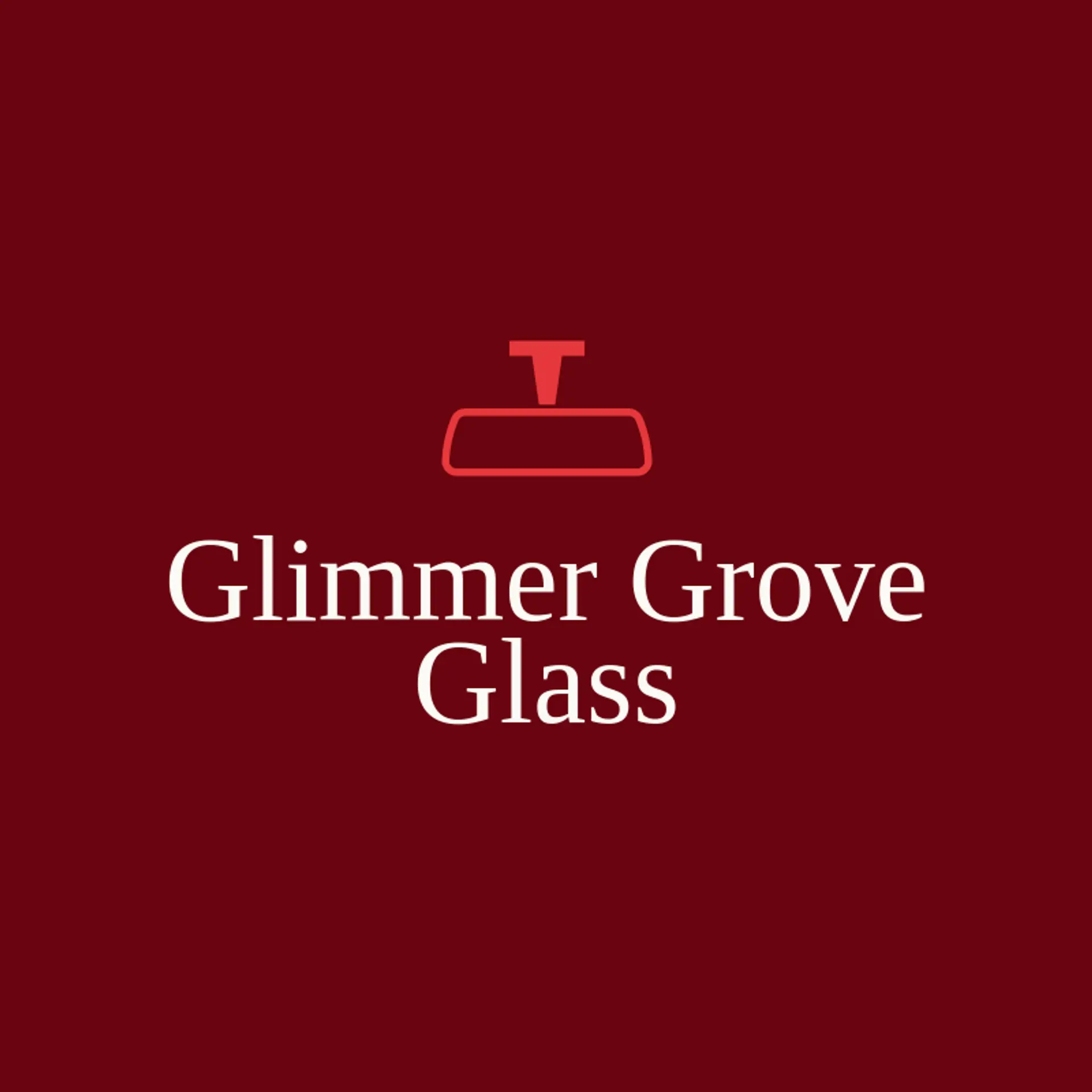 Glimmer Grove Glass logo for mirror