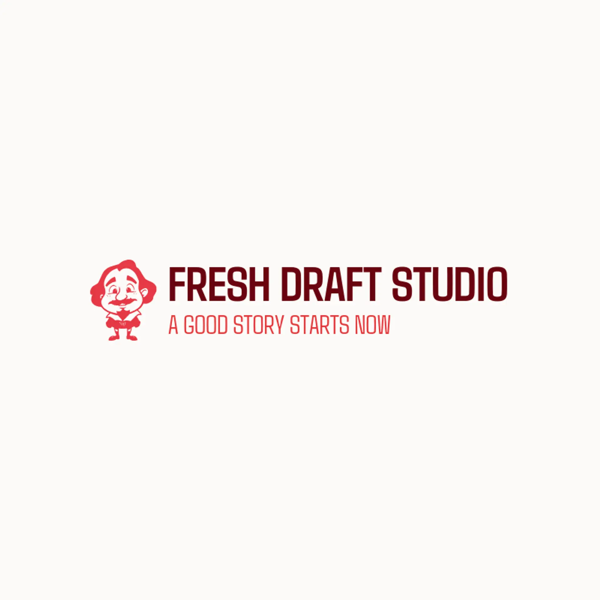 Fresh Draft Studio logo for playwright