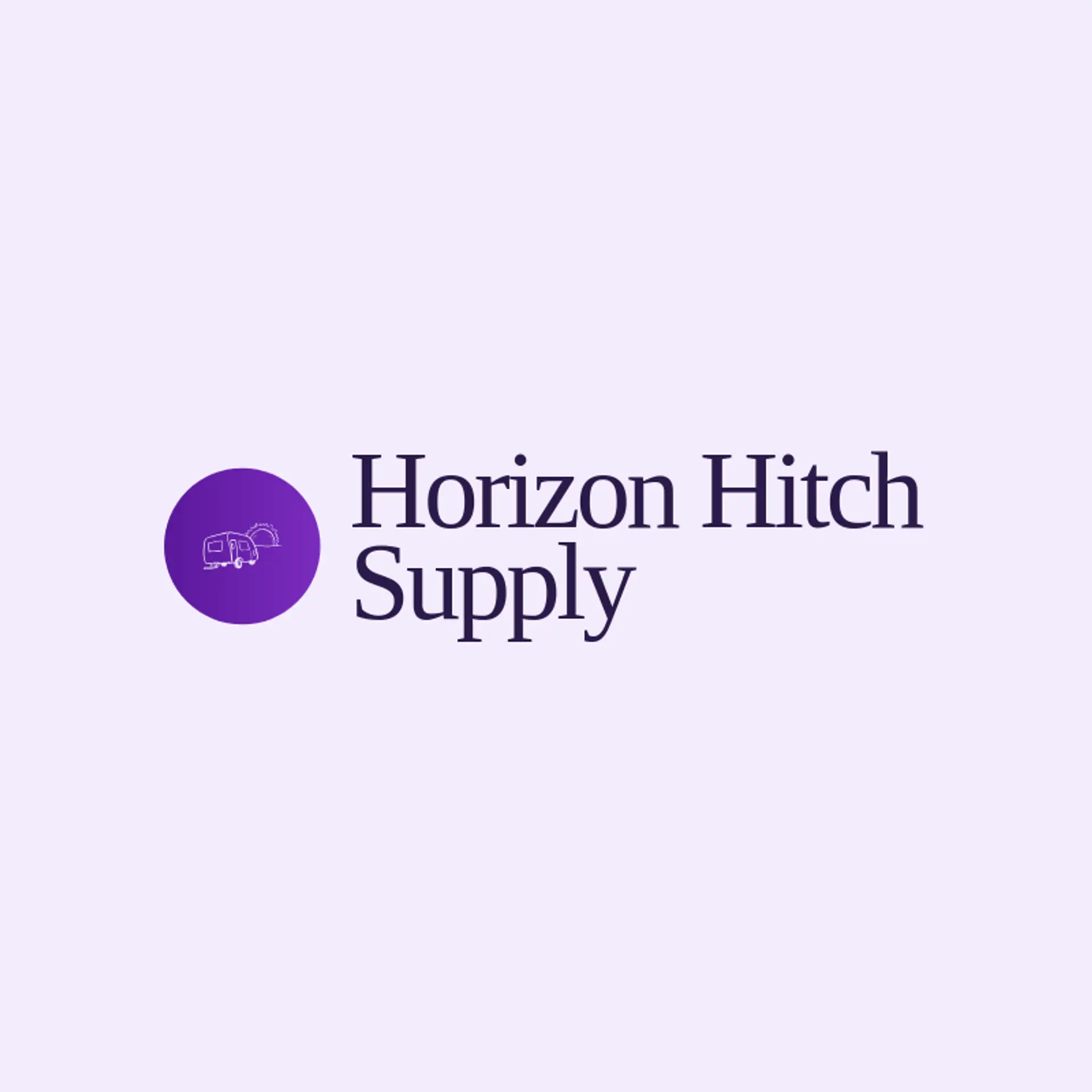 Horizon Hitch Supply logo for trailer