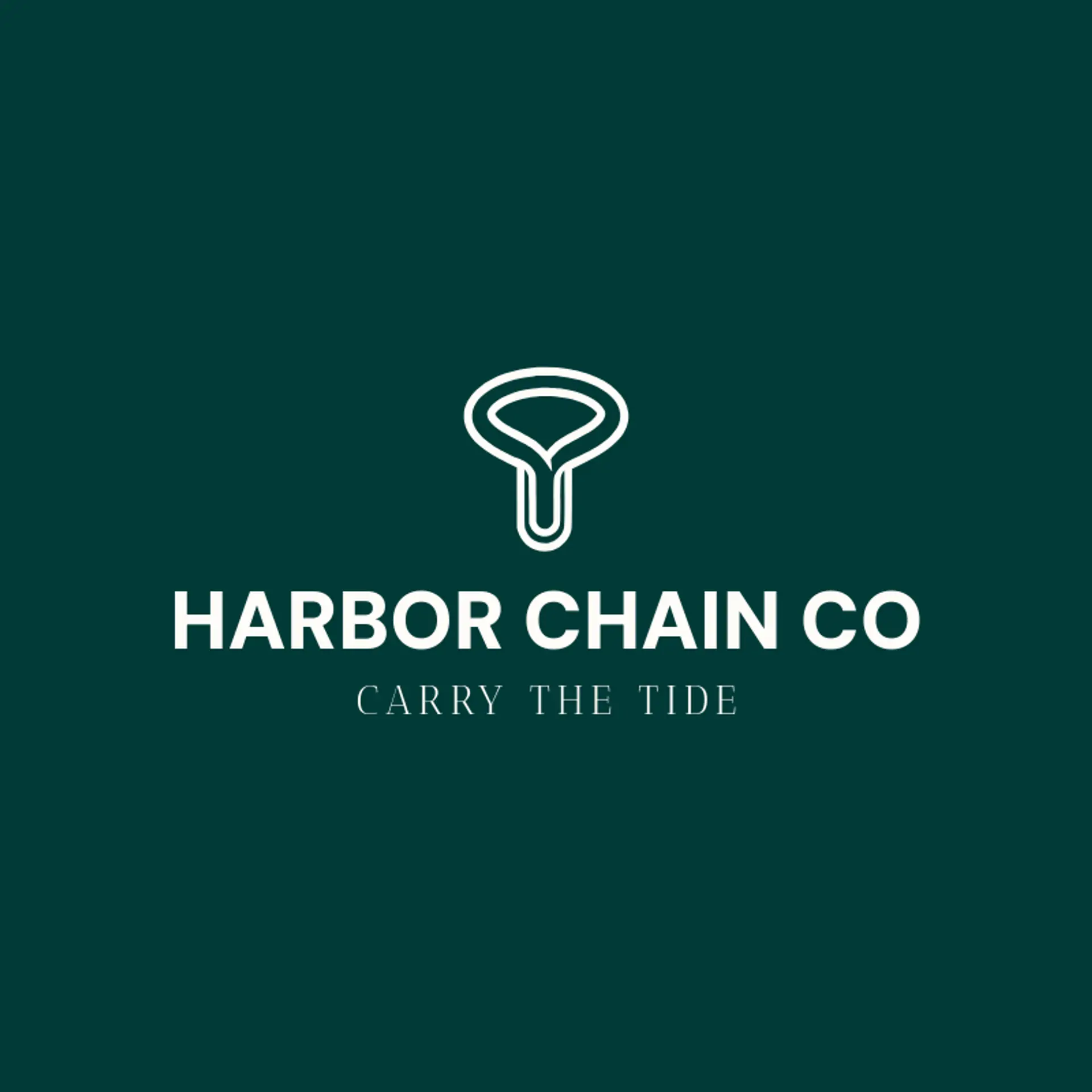 Harbor Chain Co logo for bracelet