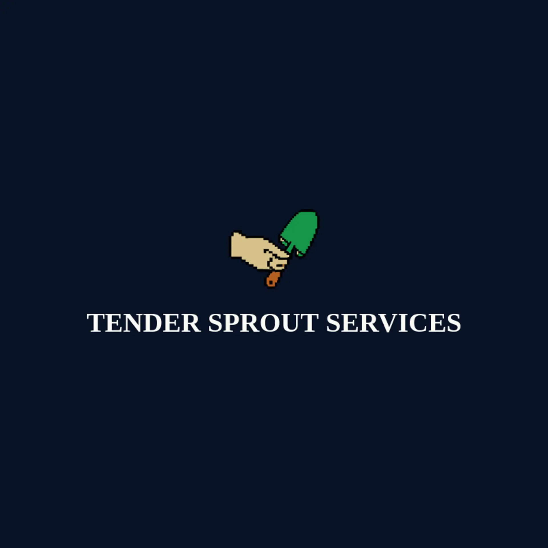 Tender Sprout Services logo for helping hand