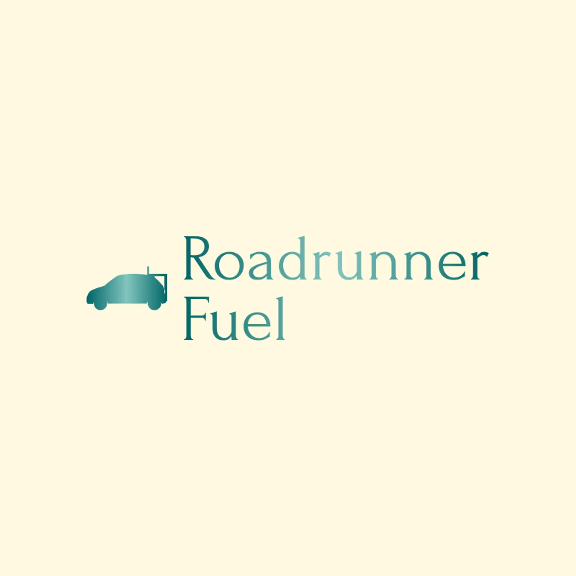 Roadrunner Fuel logo for gas station