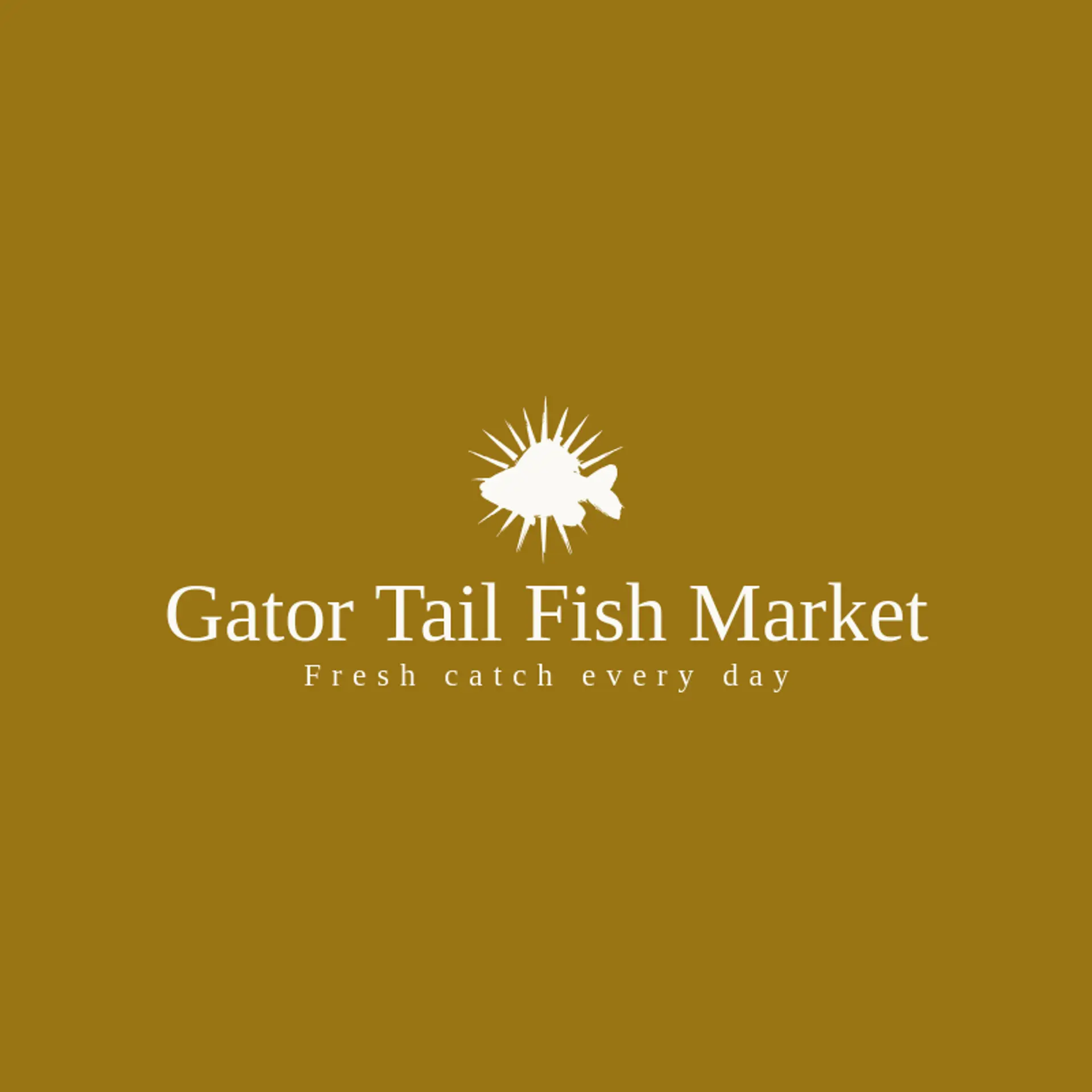 Gator Tail Fish Market logo for catfish