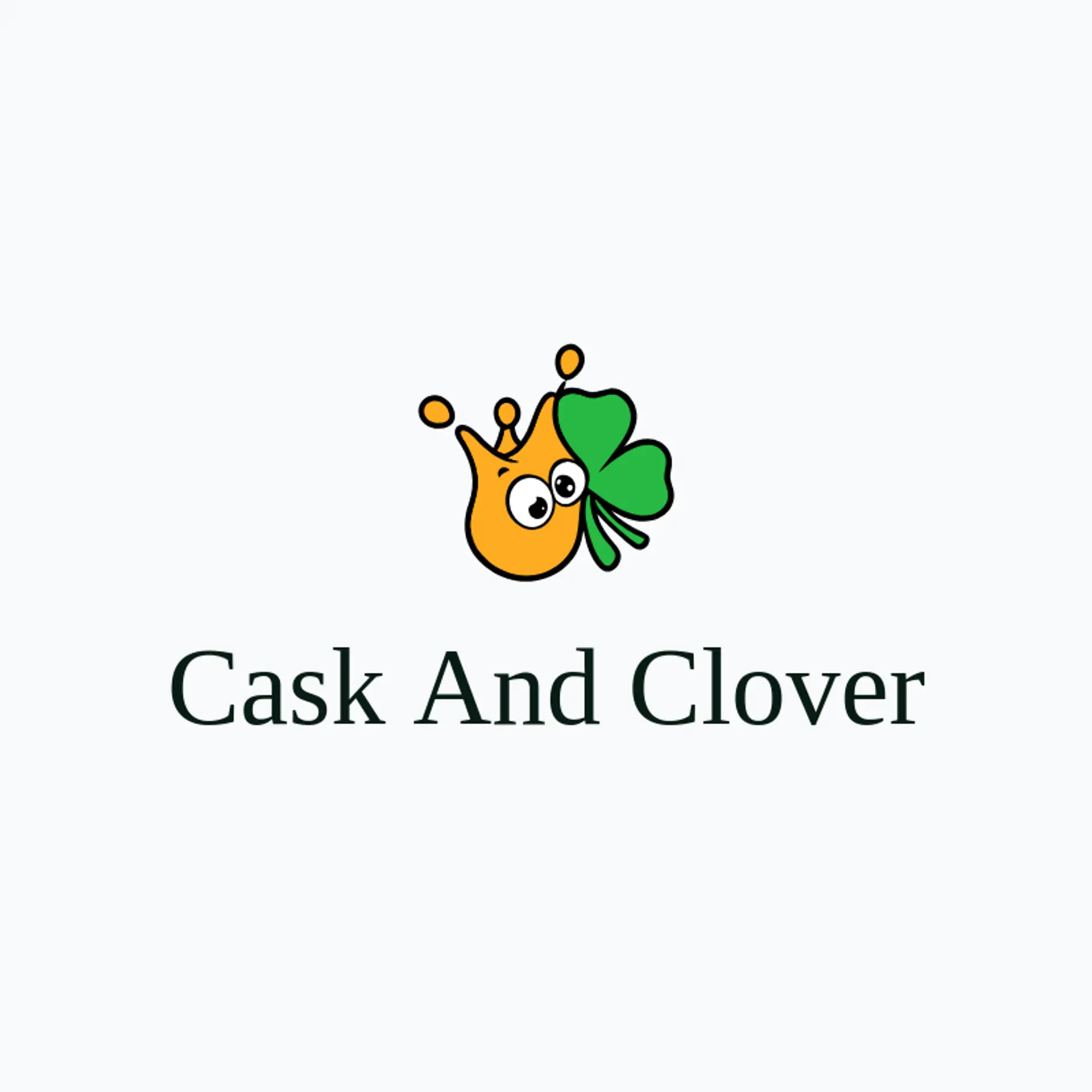 Cask and Clover logo for whiskey