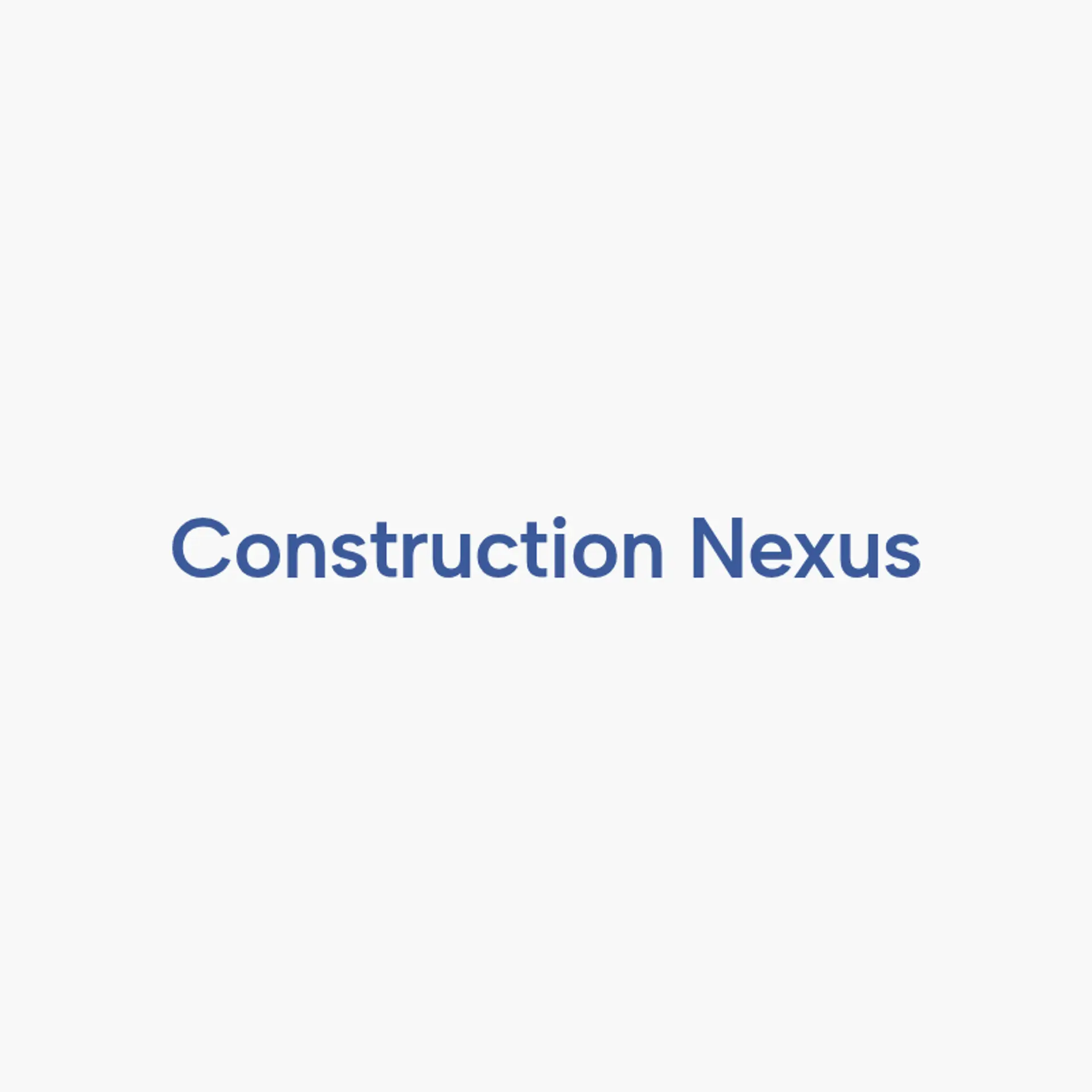 Construction Nexus logo for commercial construction