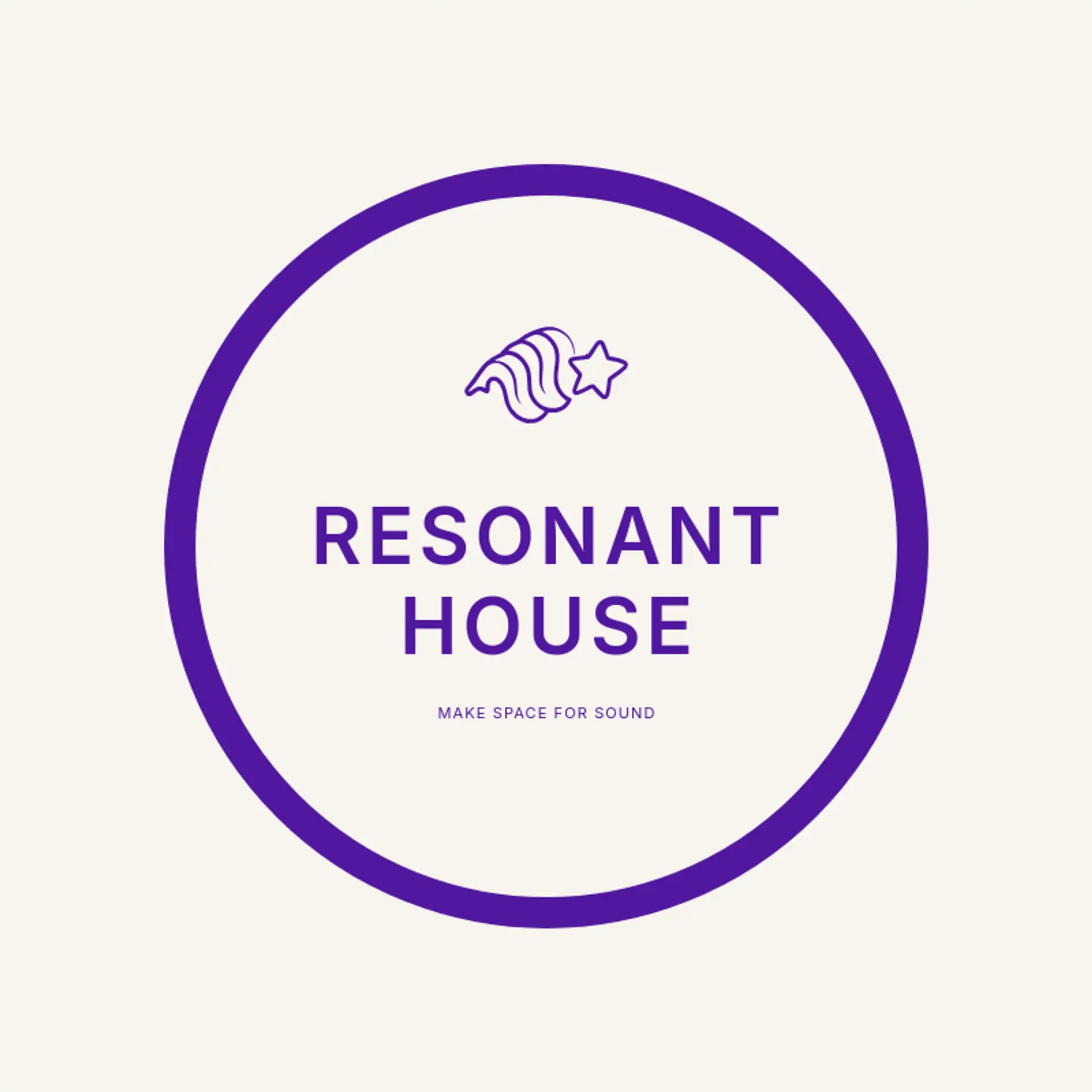 Resonant House logo for sound