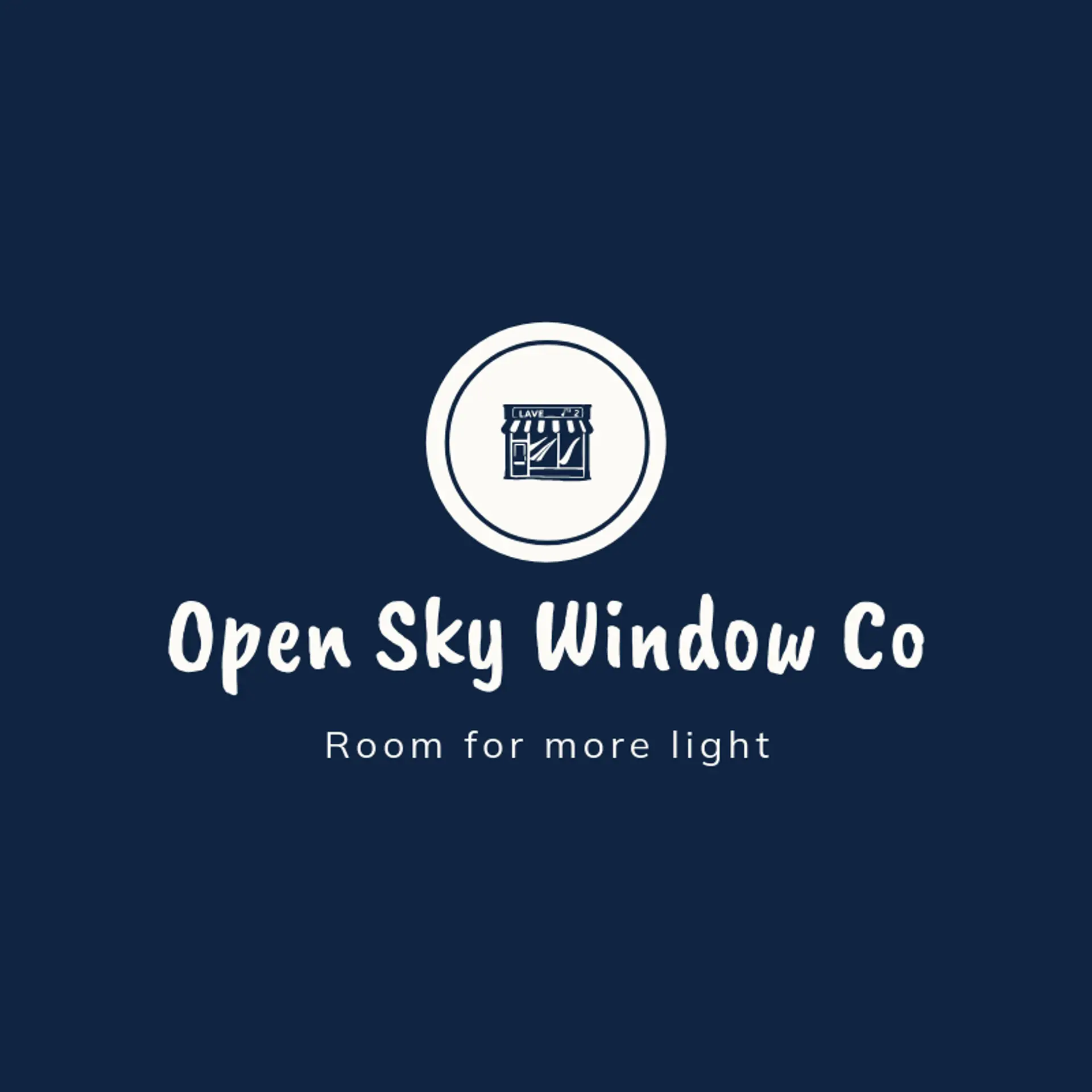 Open Sky Window Co logo for window