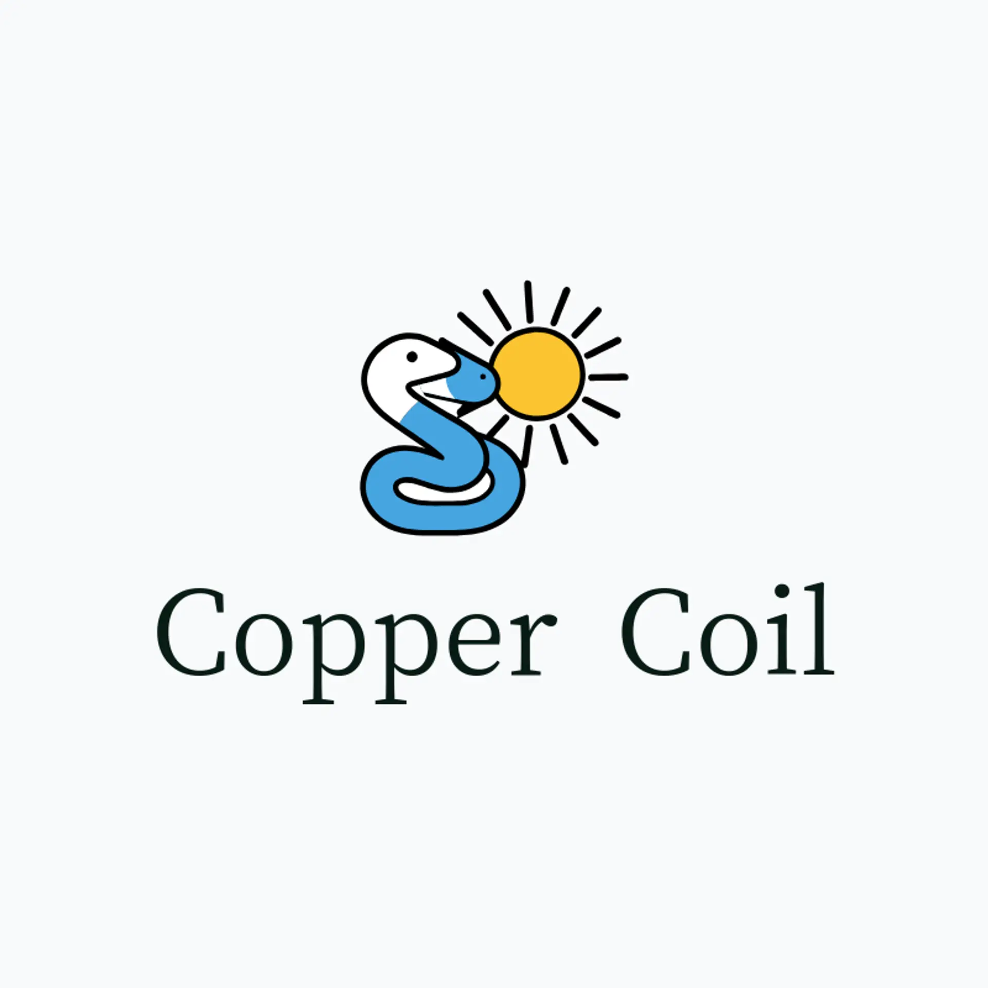 Copper Coil logo for snake
