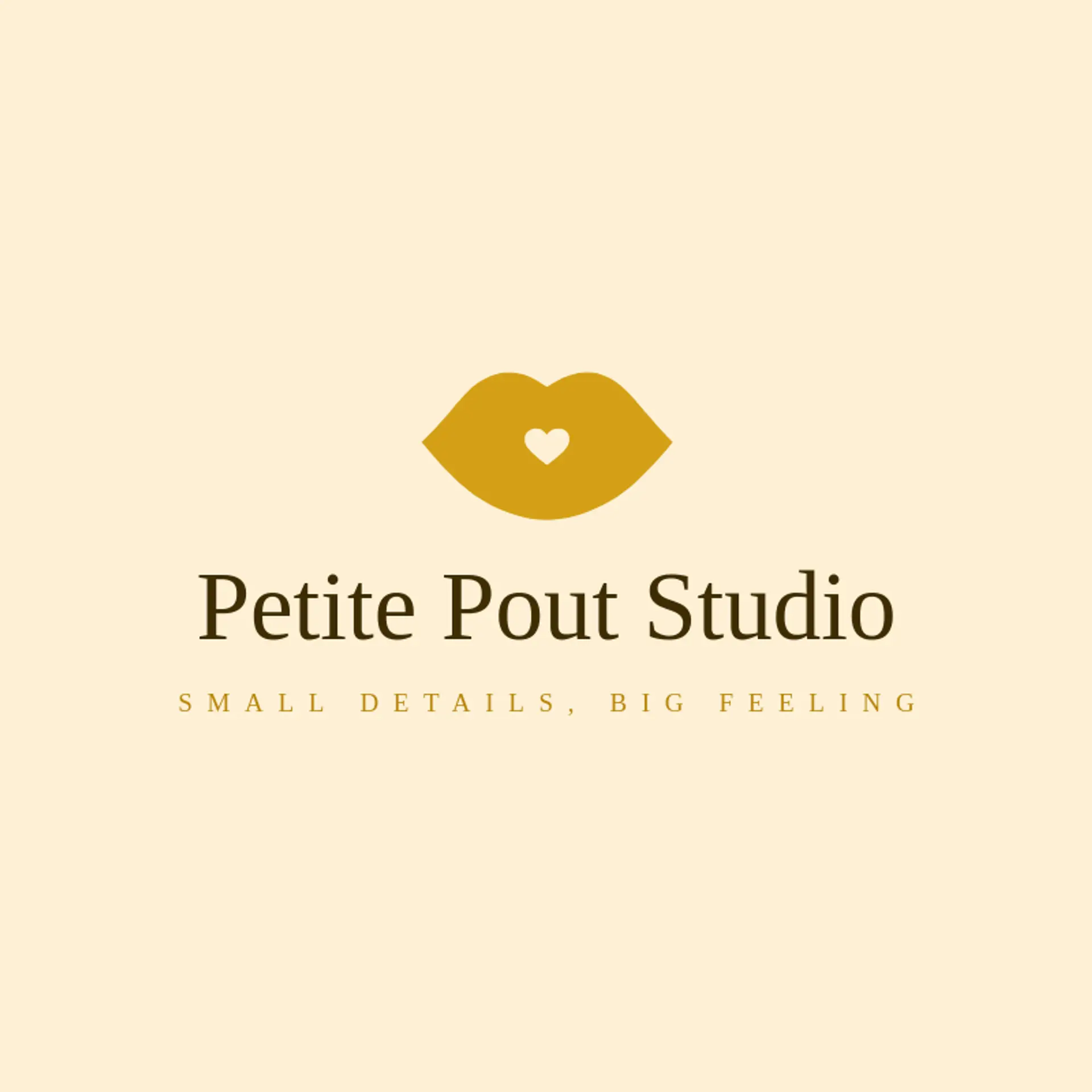 Petite Pout Studio logo for lips