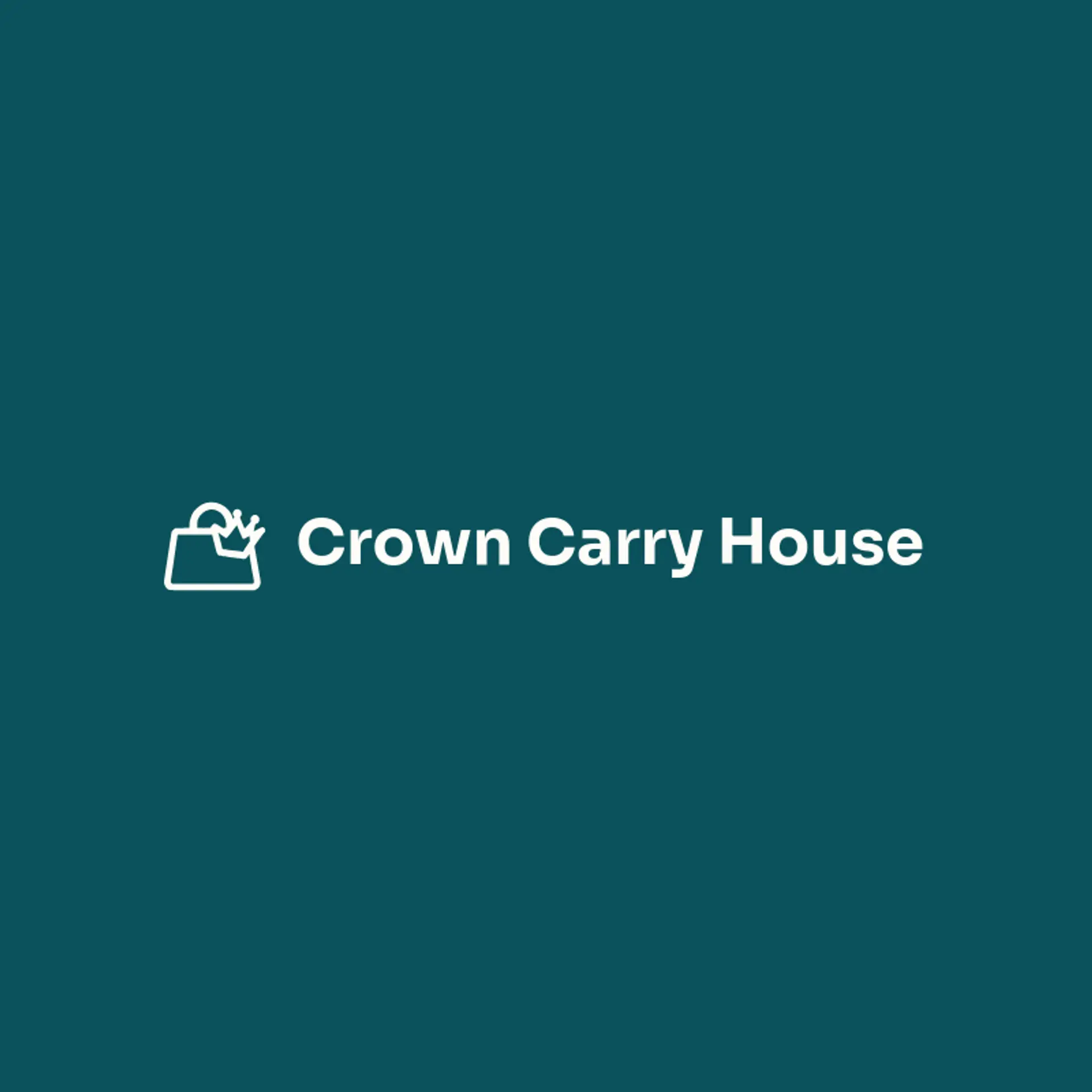 Crown Carry House logo for bag