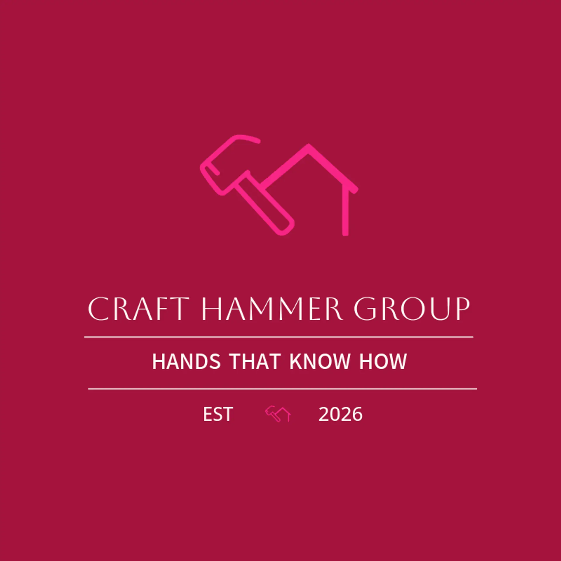 Craft Hammer Group logo for build
