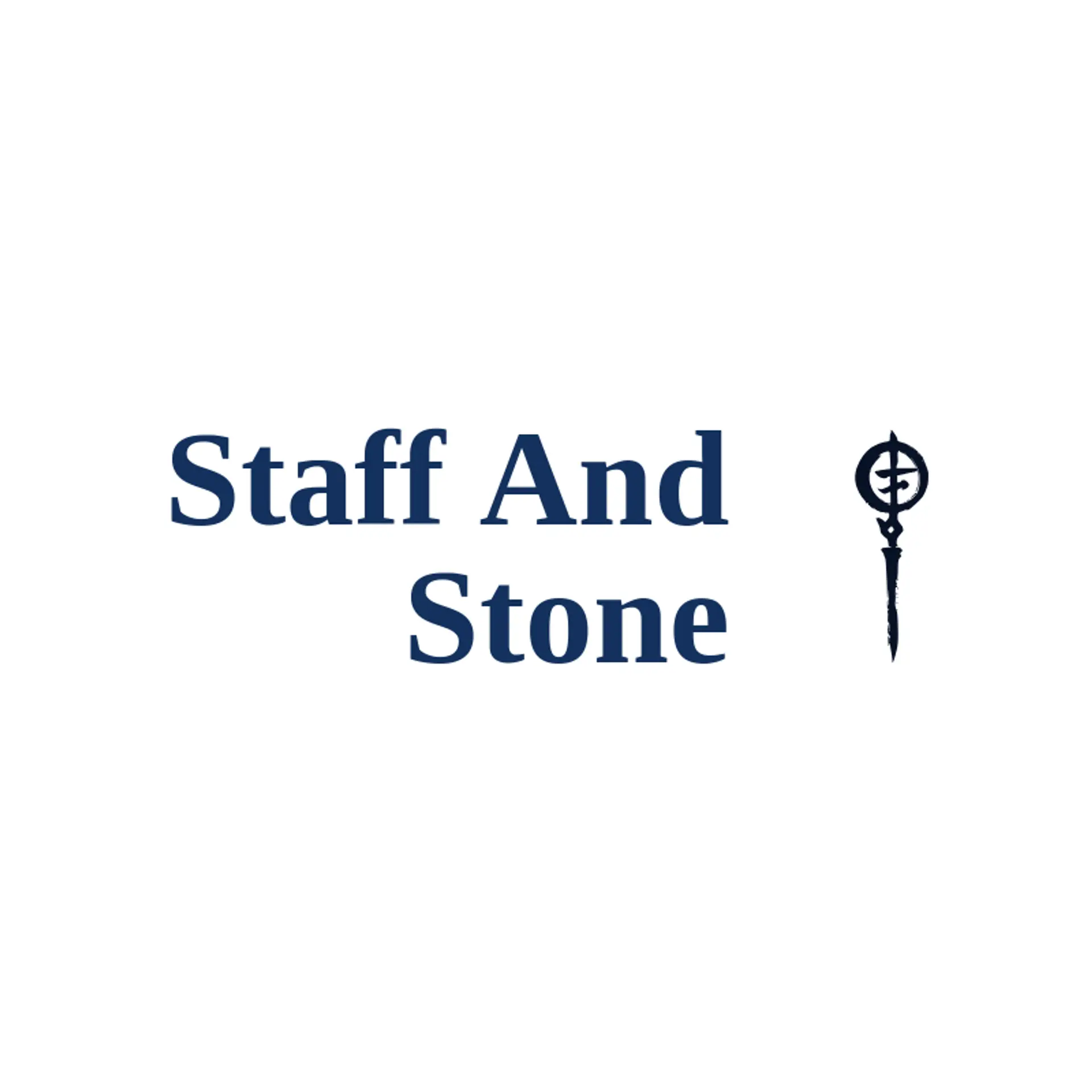 Staff And Stone logo for wizard