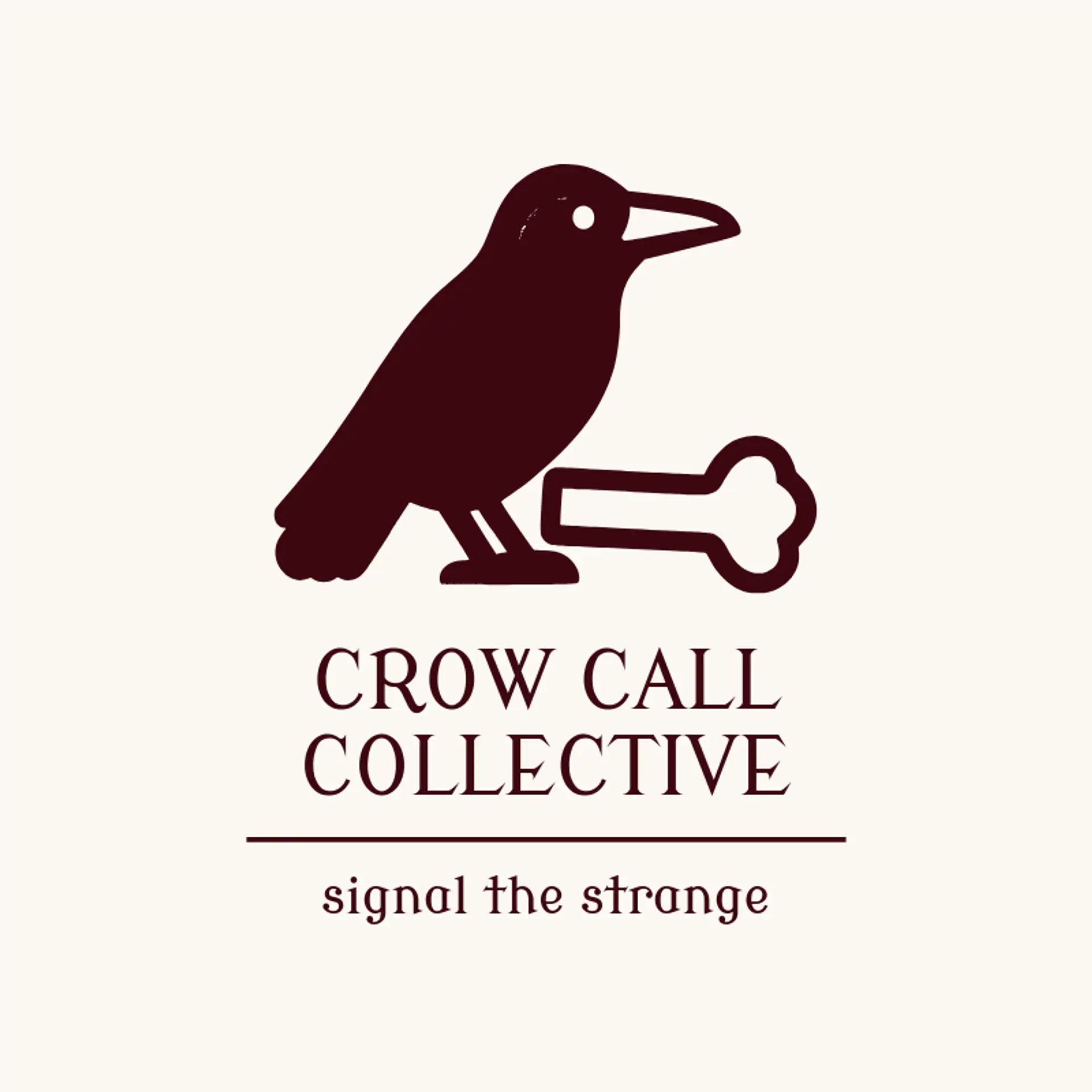 Crow Call Collective logo for zombie