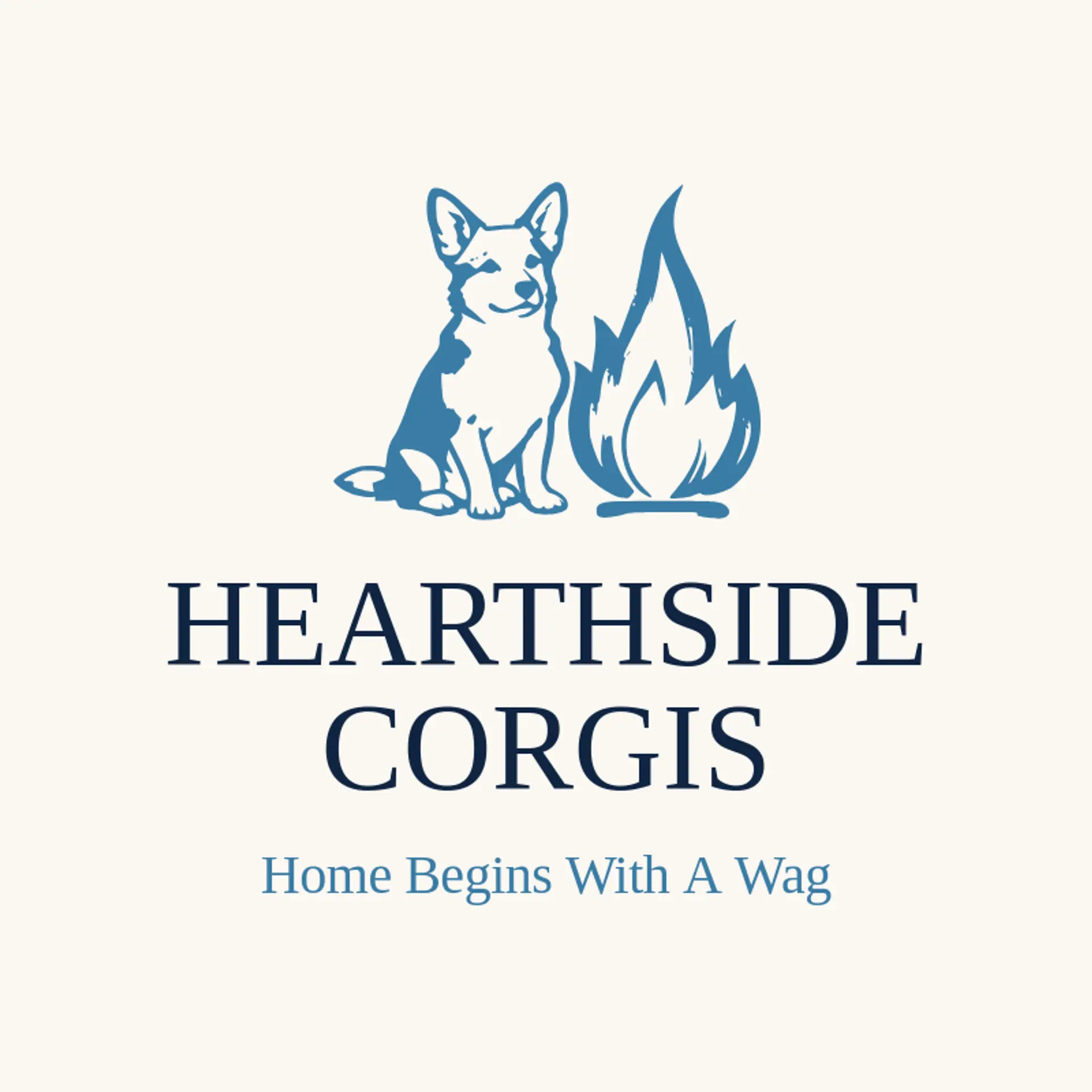 Hearthside Corgis logo for corgi
