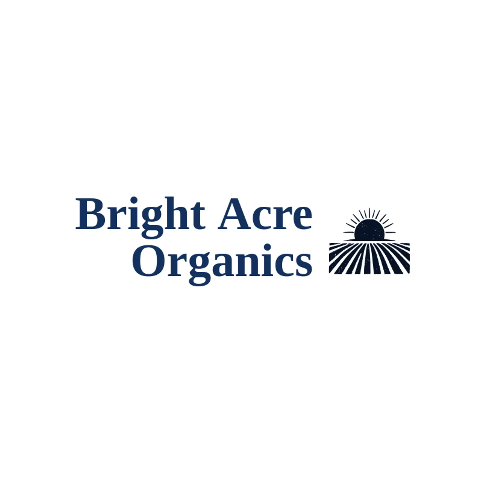 Bright Acre Organics logo for natural