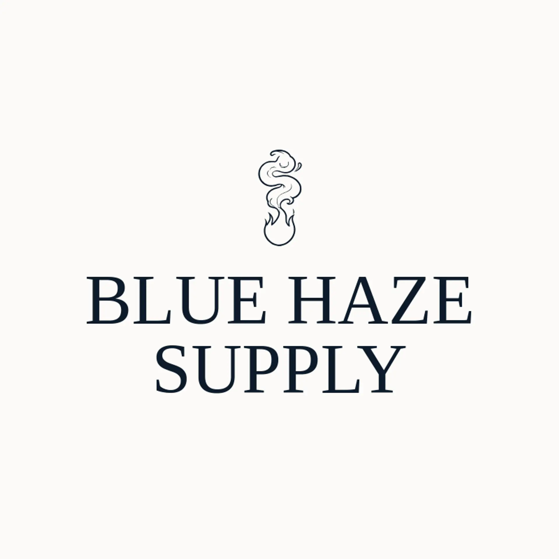 Blue Haze Supply logo for smoke