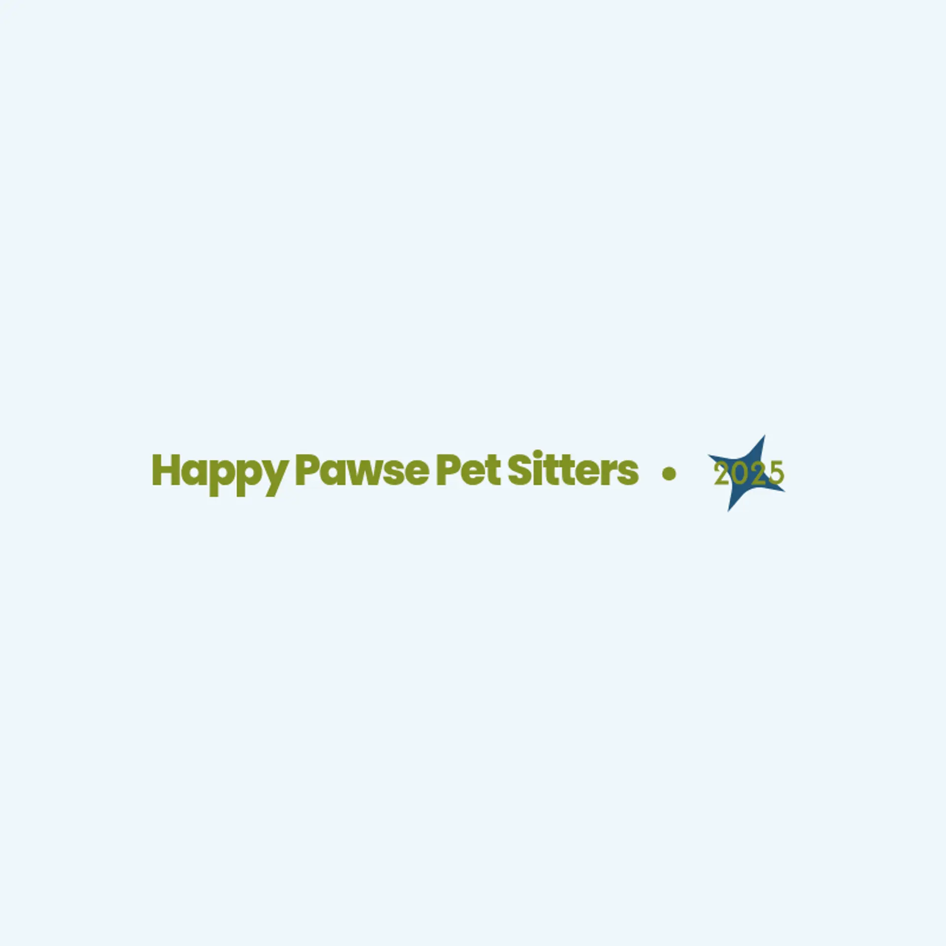 Paws & Whiskers Sitting logo for pet sitting