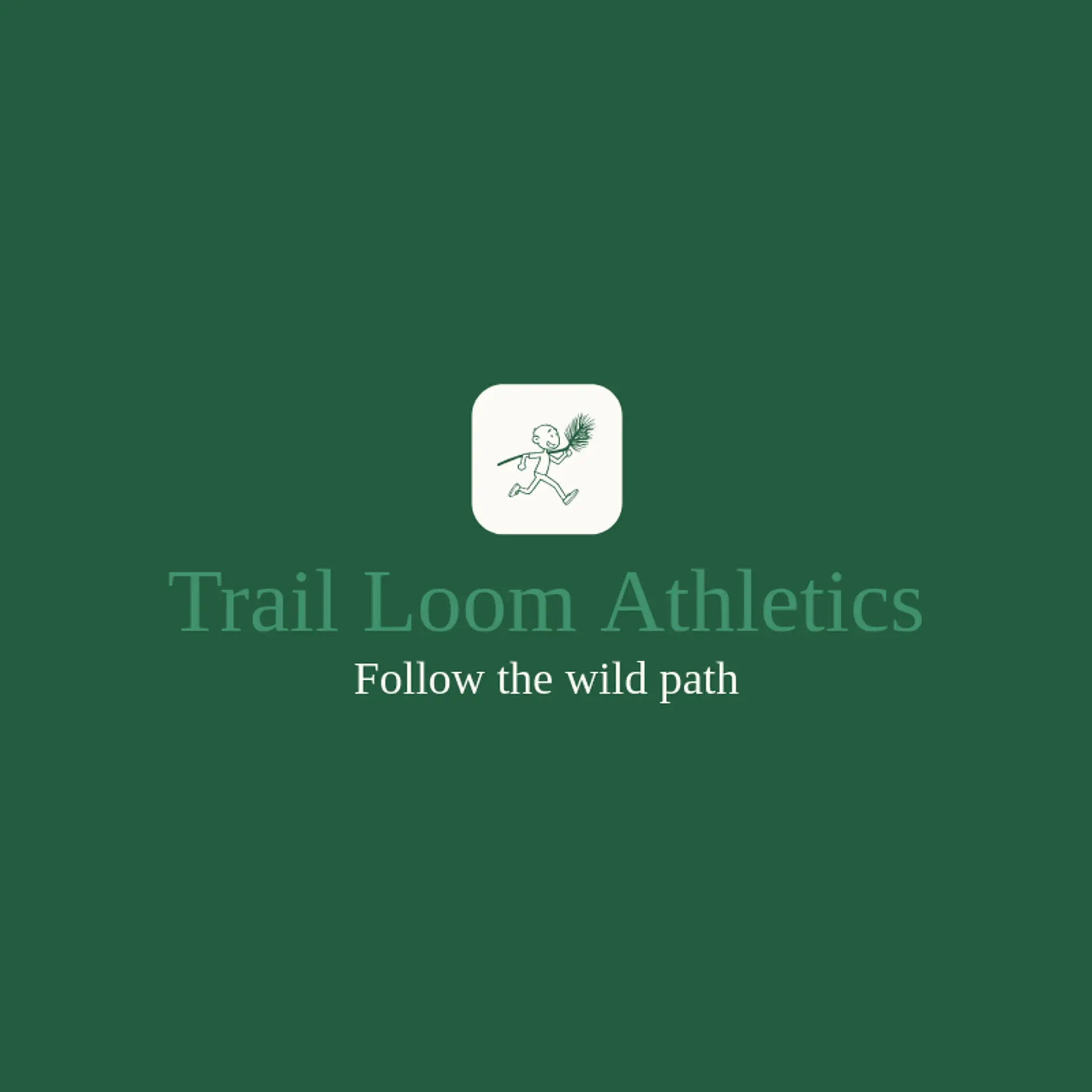 Trail Loom Athletics logo for runner
